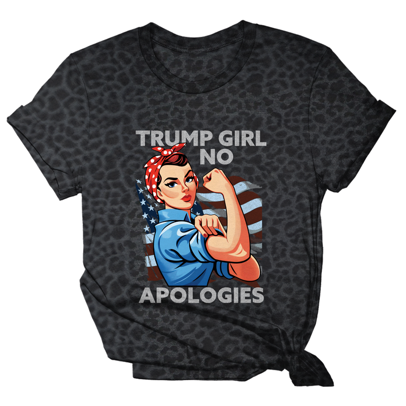 Trump Girl No Apologies Rosie Tee - 2214 Hoodie, Sweatshirt | PodTeesHub.com