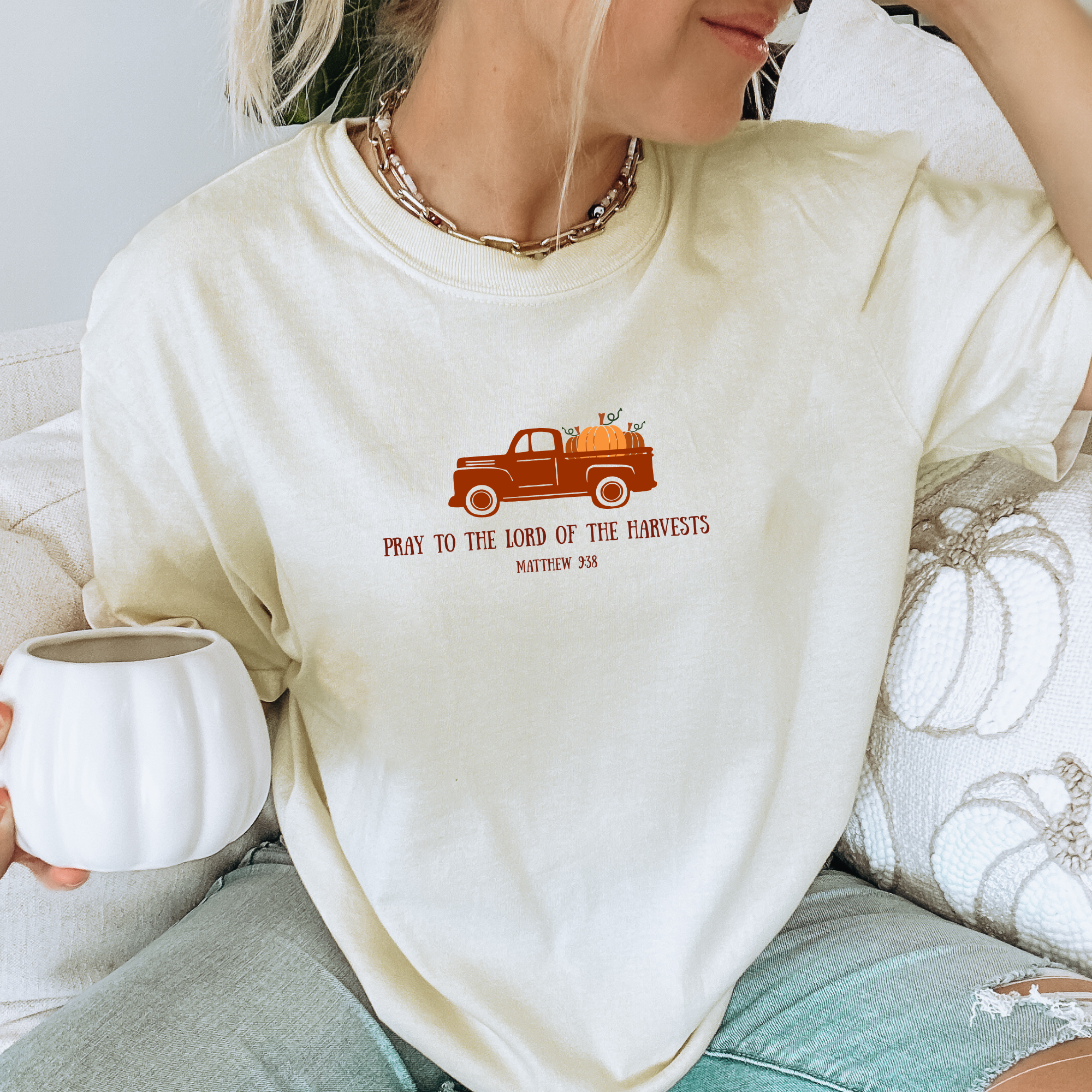 Pray To the Lord of the Harvests Cute Graphic T-Shirt Hoodie, Sweatshirt | PodTeesHub.com