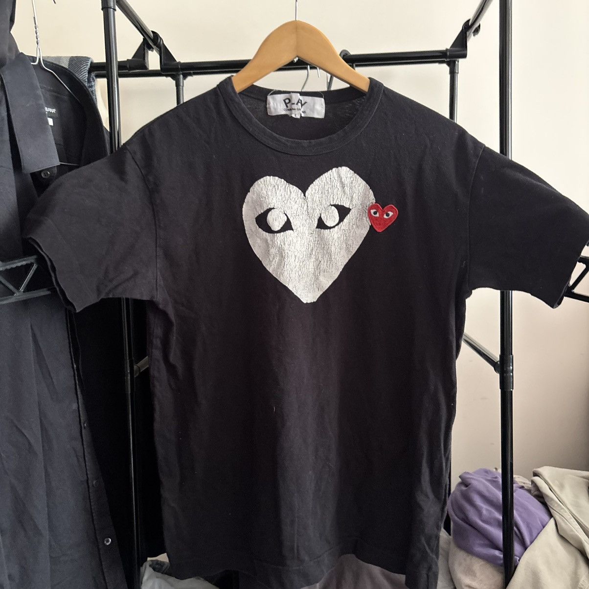 Comme Des Garcons Rare Comme Des Garcons Cdg Play Boxy Y2k T-Shirts, Hoodie, Sweatshirt