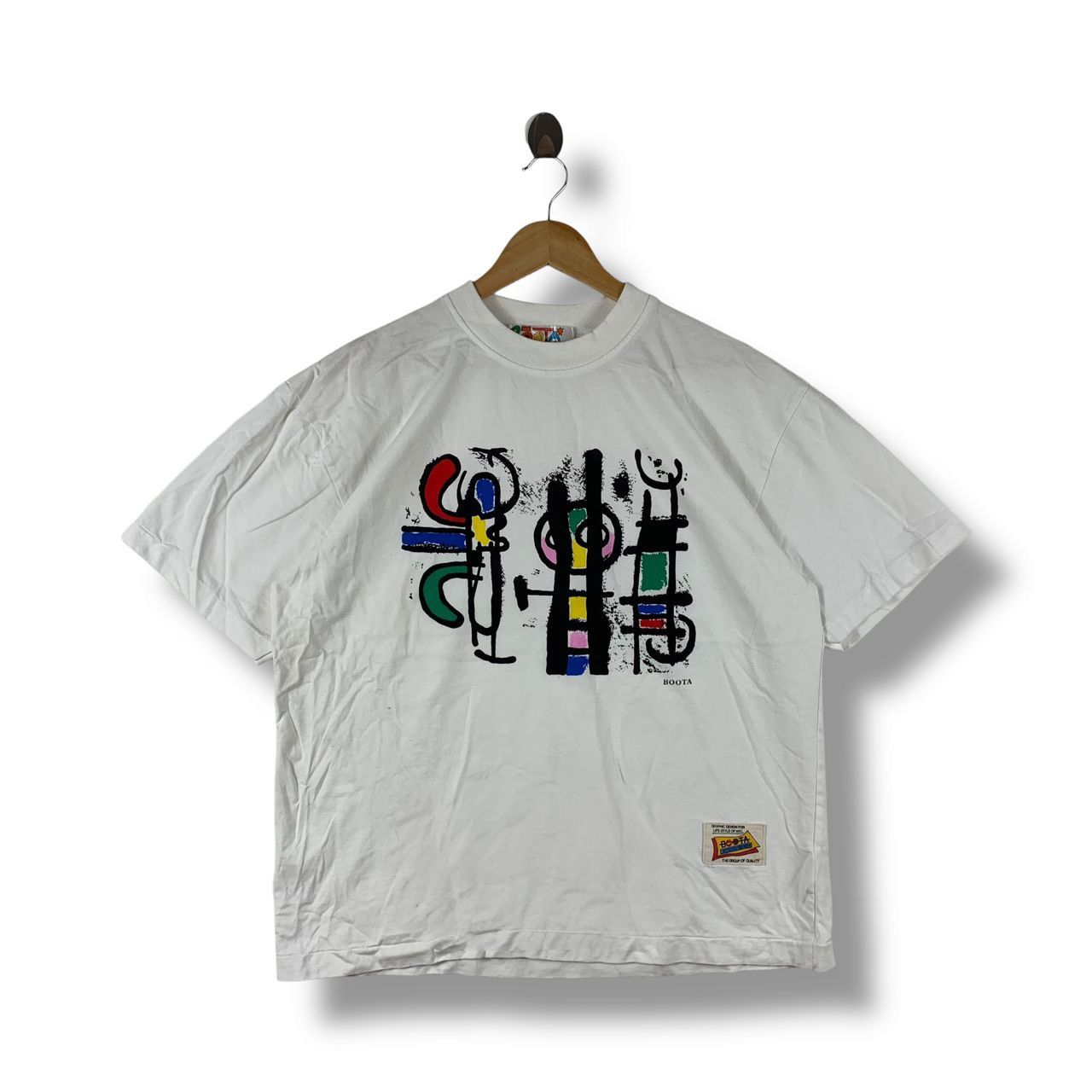Vintage Boota Joan Miro Looklike Big Logo Art Printed Tee Hoodie, Sweatshirt | PodTeesHub.com