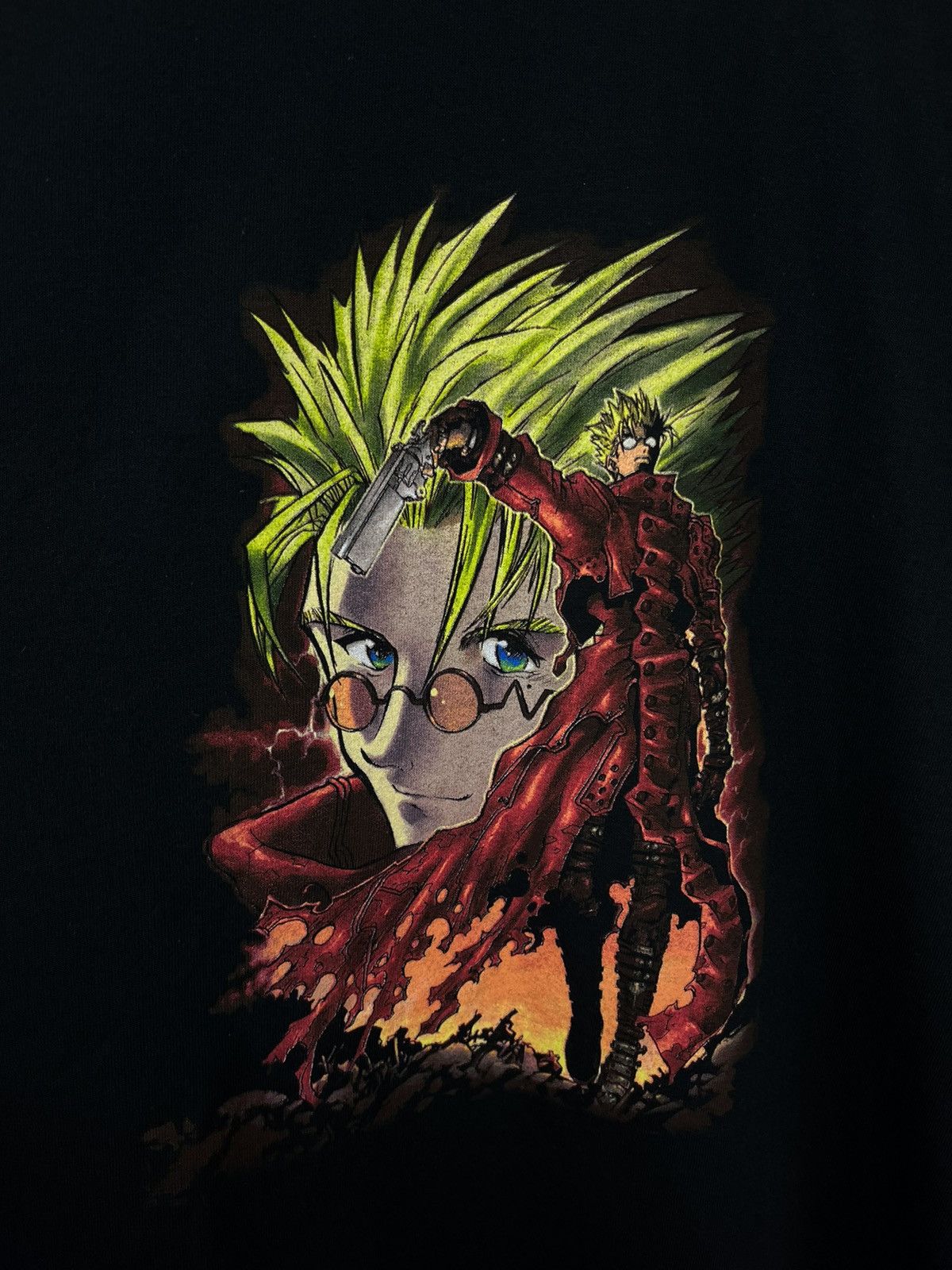 Vintage Deadstock Trigun Anime Rare Shirt Manga Cartoon T Shirt Hoodie, Sweatshirt | PodTeesHub.com