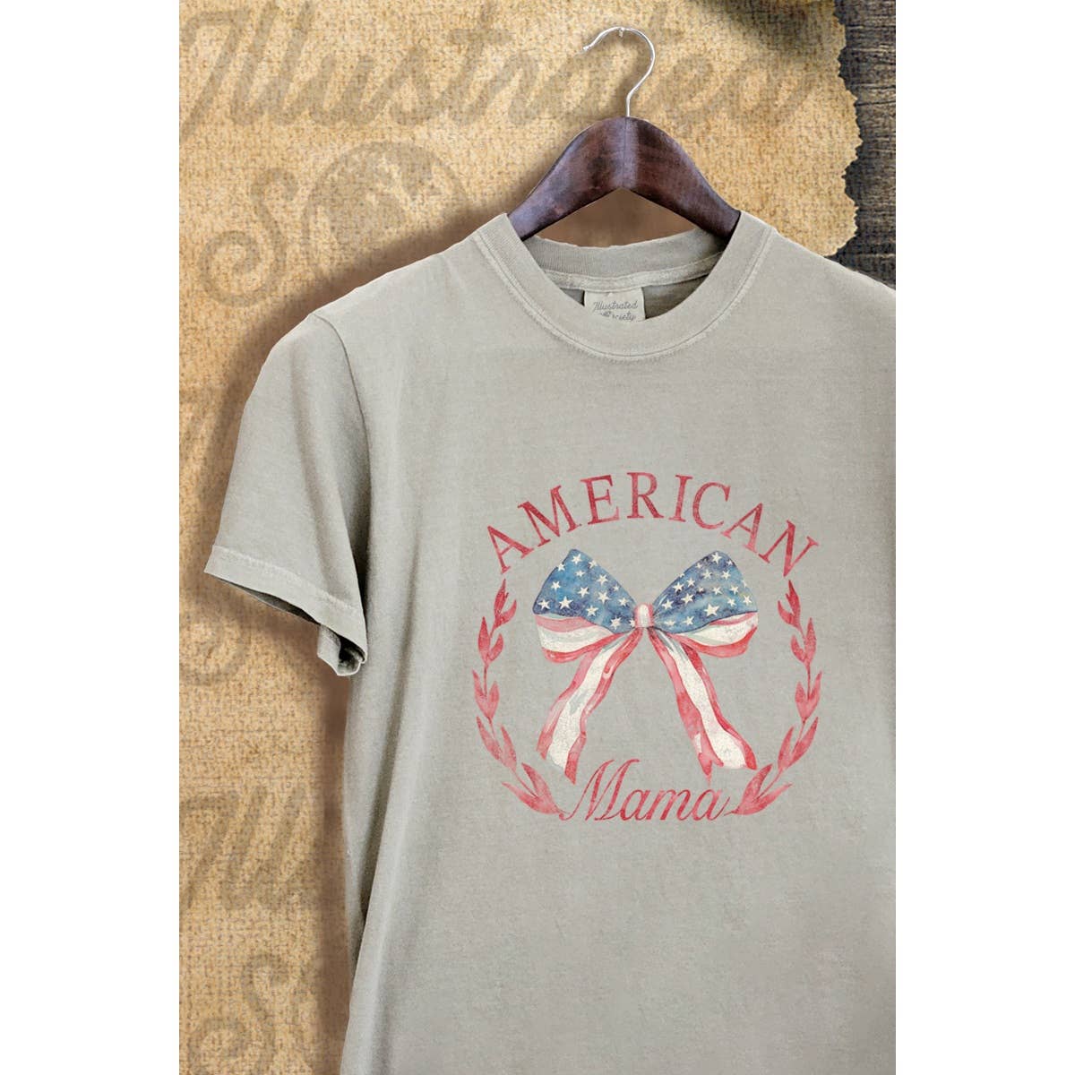 American Mama Vintage Graphic  Tee Hoodie, Sweatshirt | PodTeesHub.com