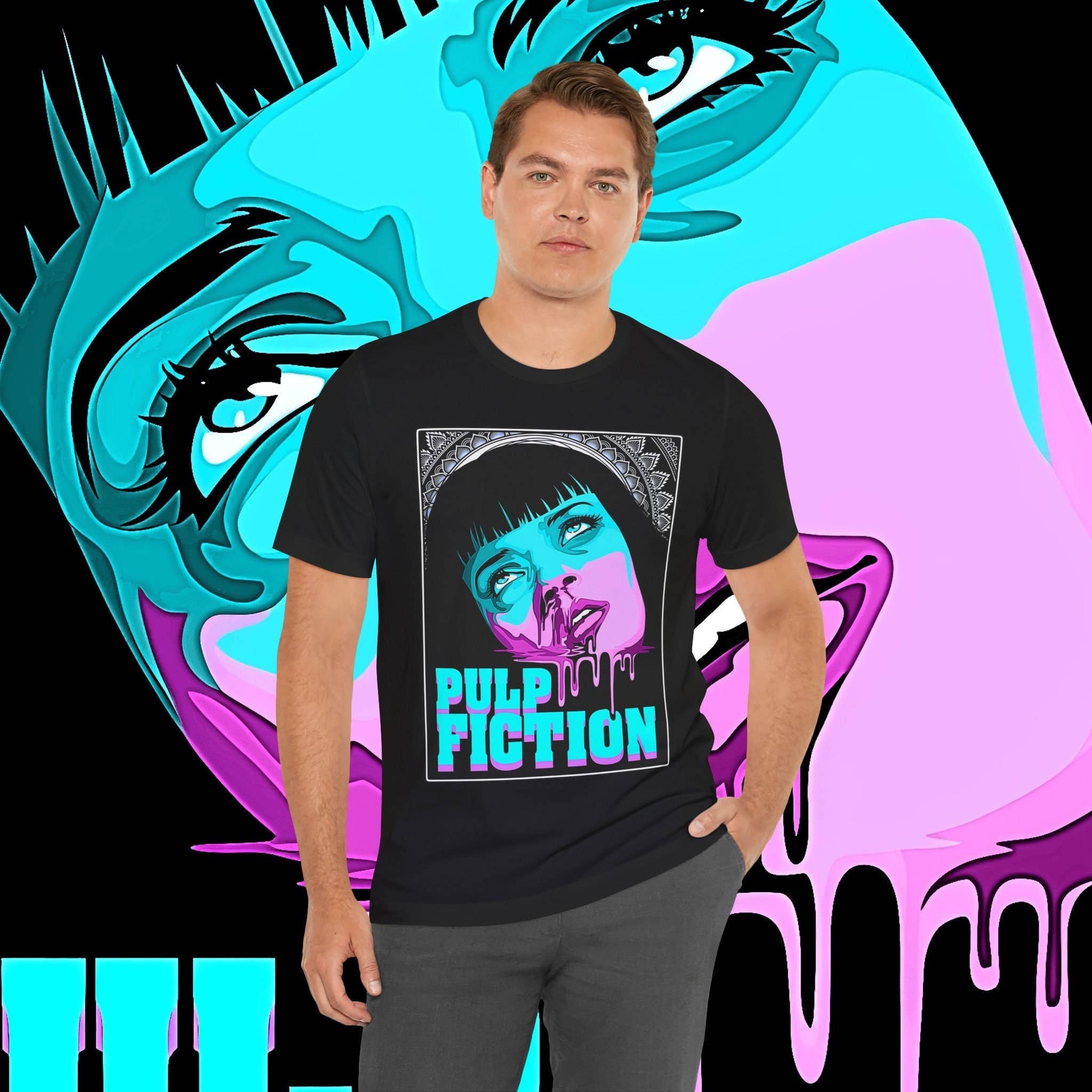 Pulp Fiction Tarantino Movie Samuel Jackson Travolta Tee Hoodie, Sweatshirt | PodTeesHub.com