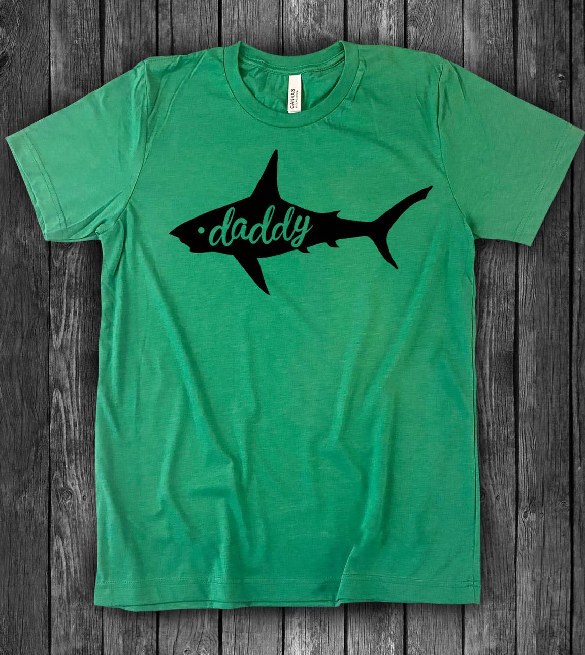 Daddy Shark  - Dad Sharks Father's Day Gift Fun Cute T-Shirt Hoodie, Sweatshirt | PodTeesHub.com
