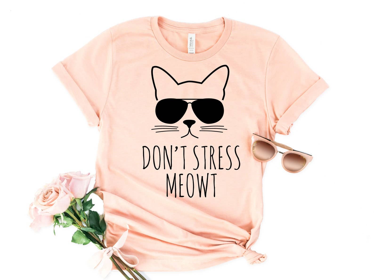 Don't Stress Meowt T-Shirt Hoodie, Sweatshirt | PodTeesHub.com