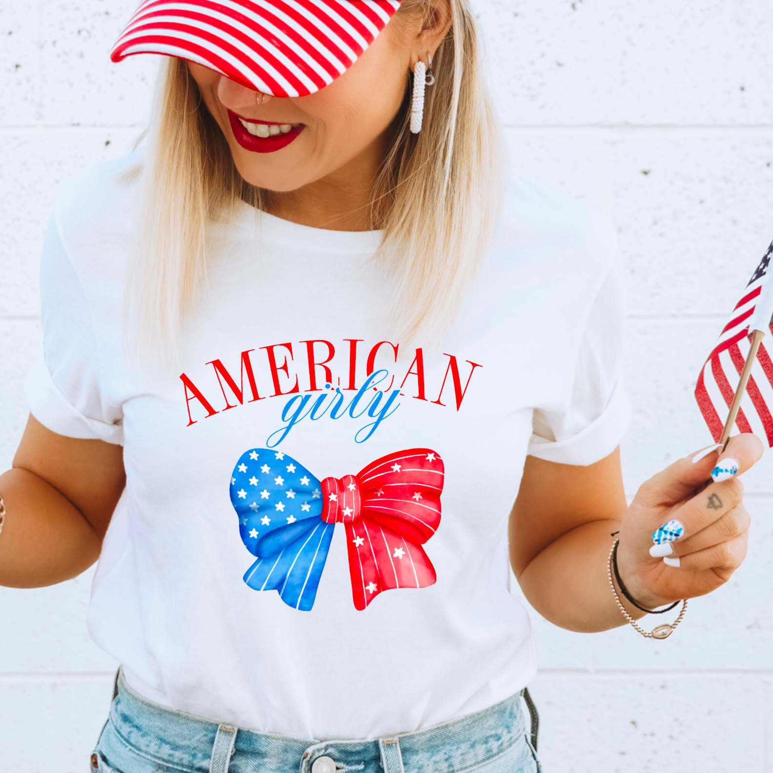 Coquette 4th of July  Comfort Color Graphic Tee Hoodie, Sweatshirt | PodTeesHub.com