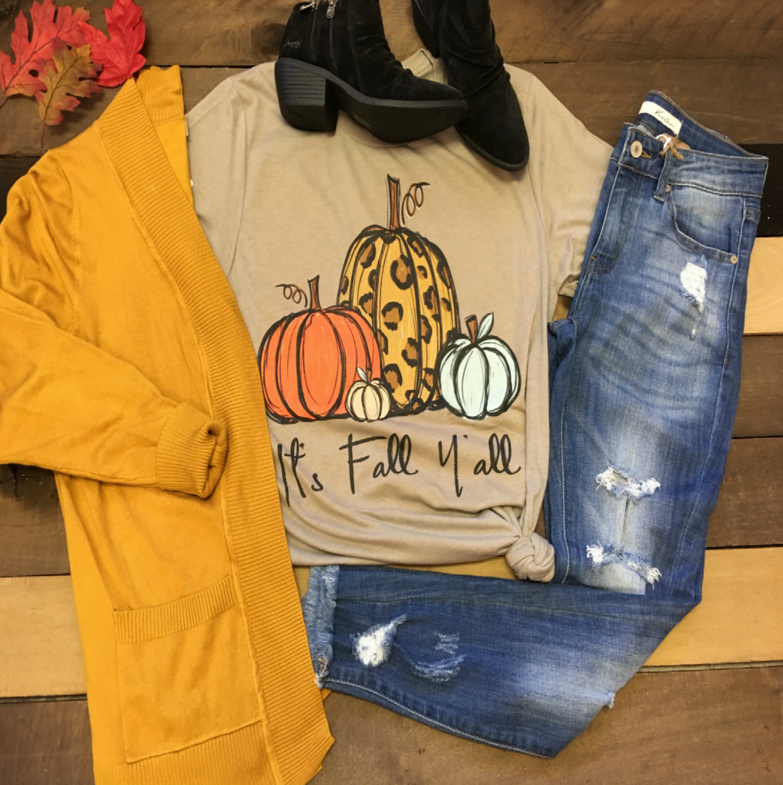It's Fall Y'all Tee Hoodie, Sweatshirt | PodTeesHub.com