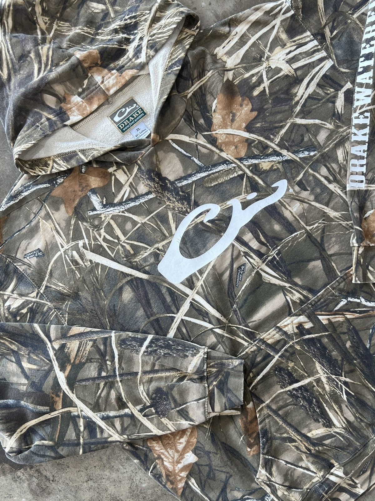 Vintage Real Wood Camo Drake Logo Xl T-Shirts, Hoodie, Sweatshirt