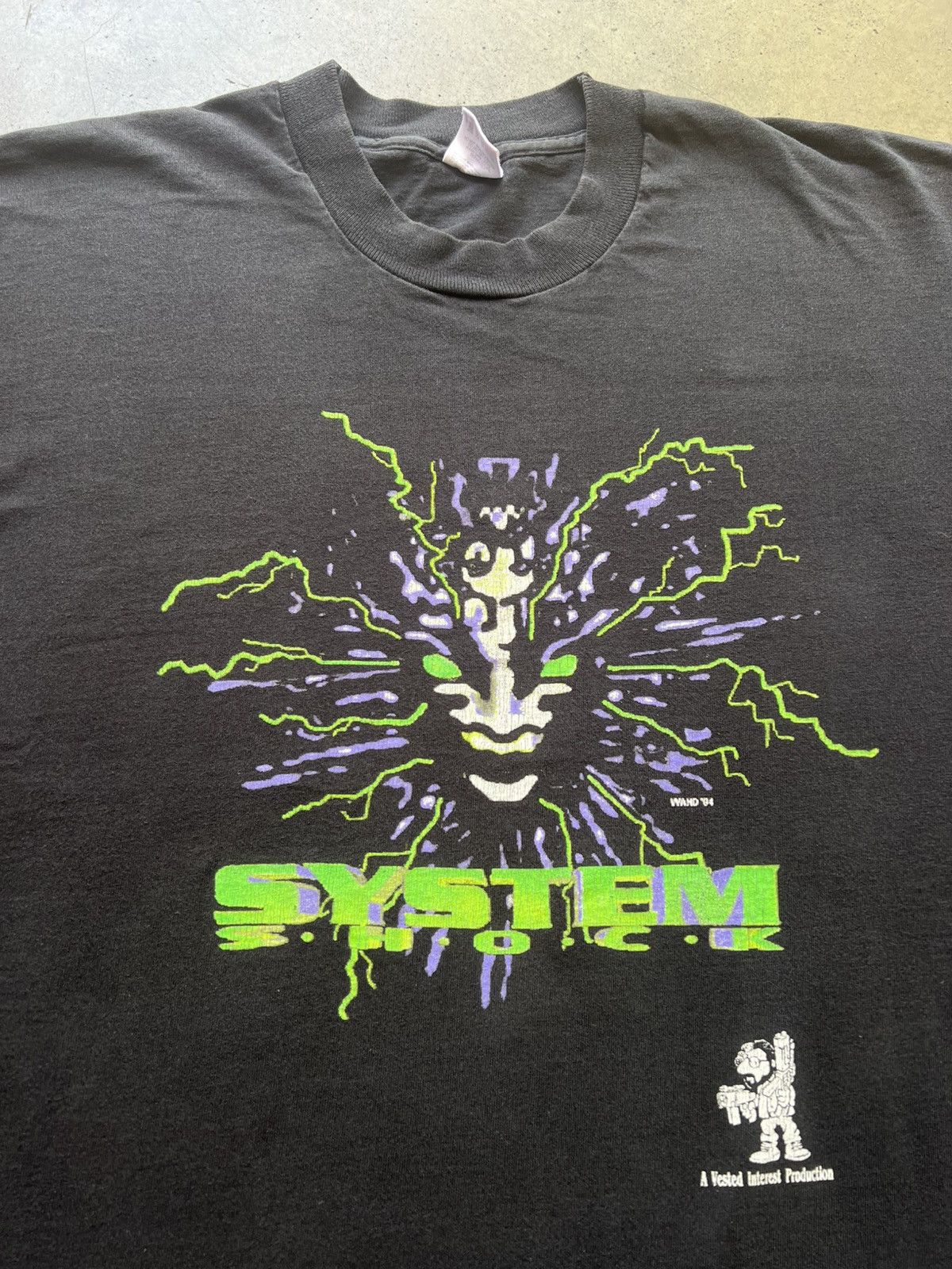 Vintage Vtg 1994 System Shock Video Game Tee Shirt Promo Bioshock Hoodie, Sweatshirt | PodTeesHub.com
