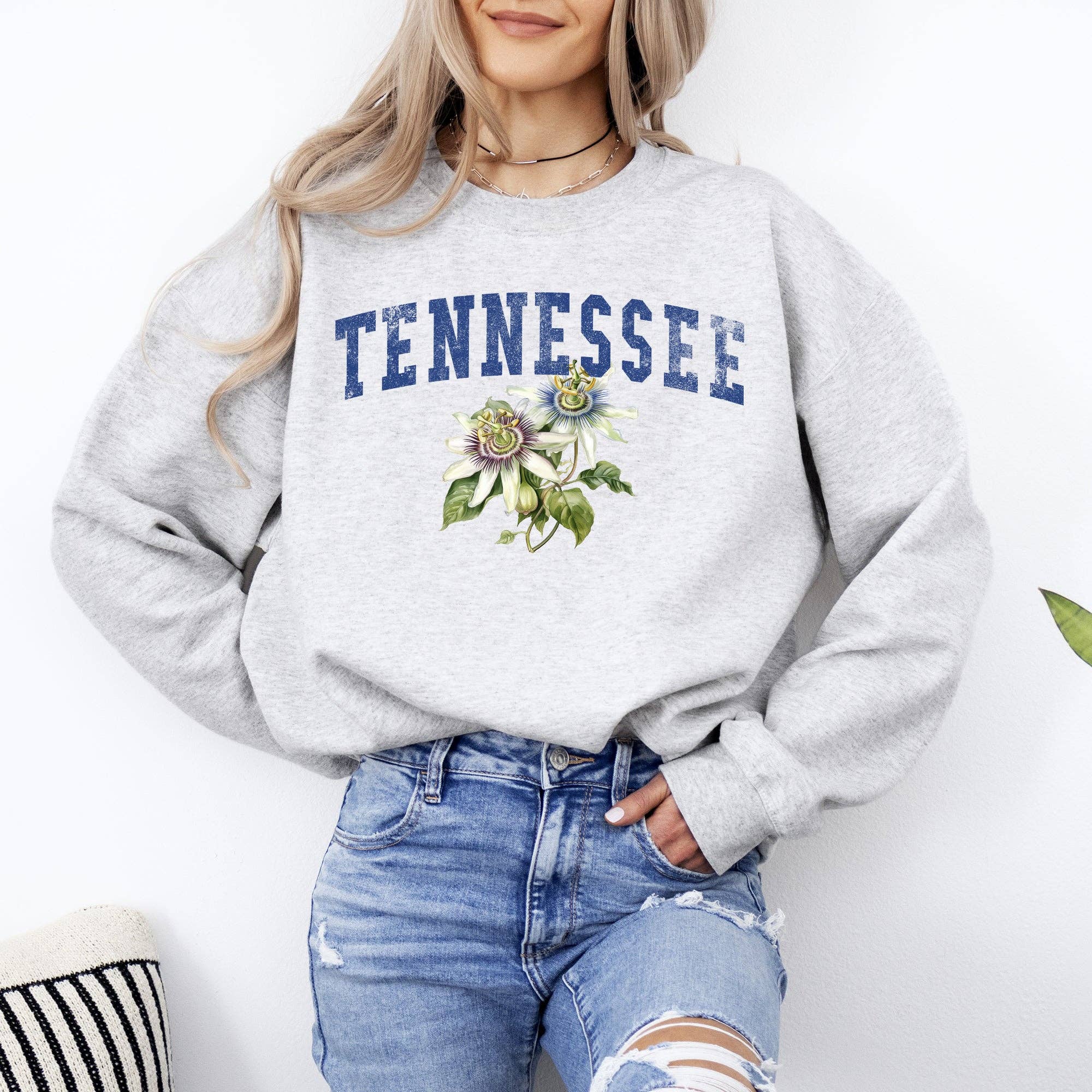 Tennessee State Flower Sweatshirt T-Shirts, Hoodie | PodTeesHub.com