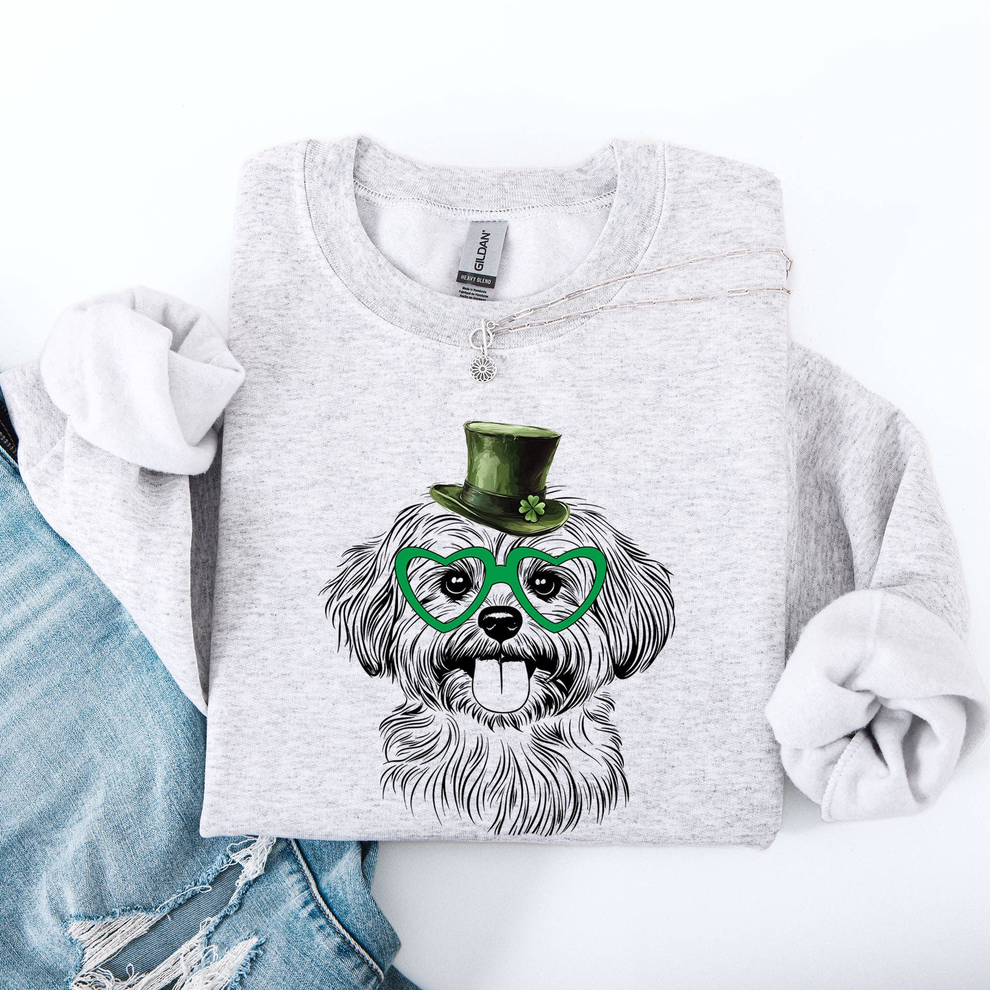 Havanese, Dog, St Patrick's Day, Lucky, Irish Sweatshirt T-Shirts, Hoodie | PodTeesHub.com