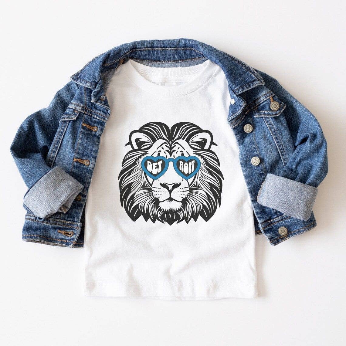 Detroit Lions Toddler Football Shirt Mommy and Me Retro Tee Hoodie, Sweatshirt | PodTeesHub.com