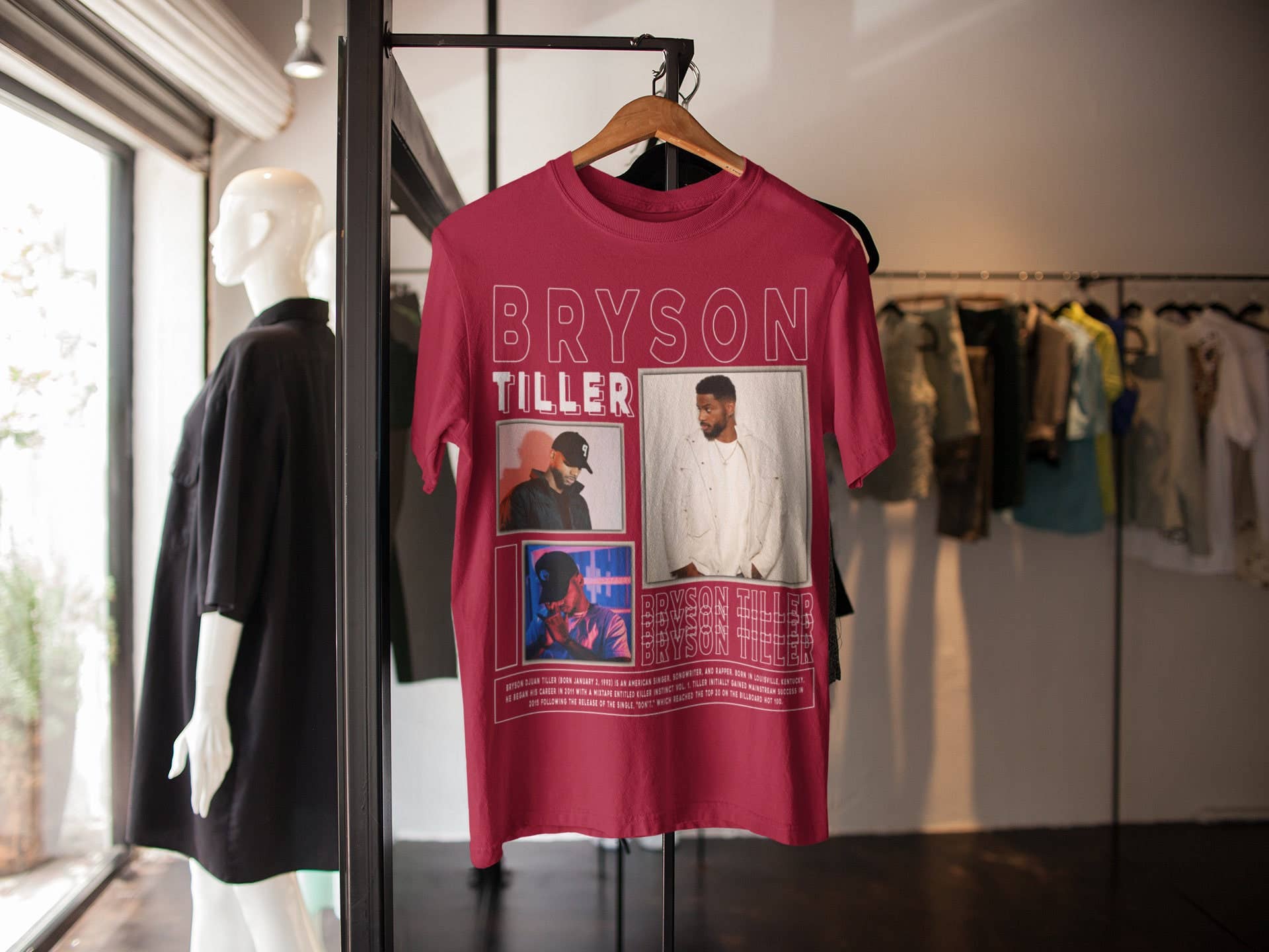 Bryson Tiller Tour Merch Musician Fan Tee Hoodie, Sweatshirt | PodTeesHub.com
