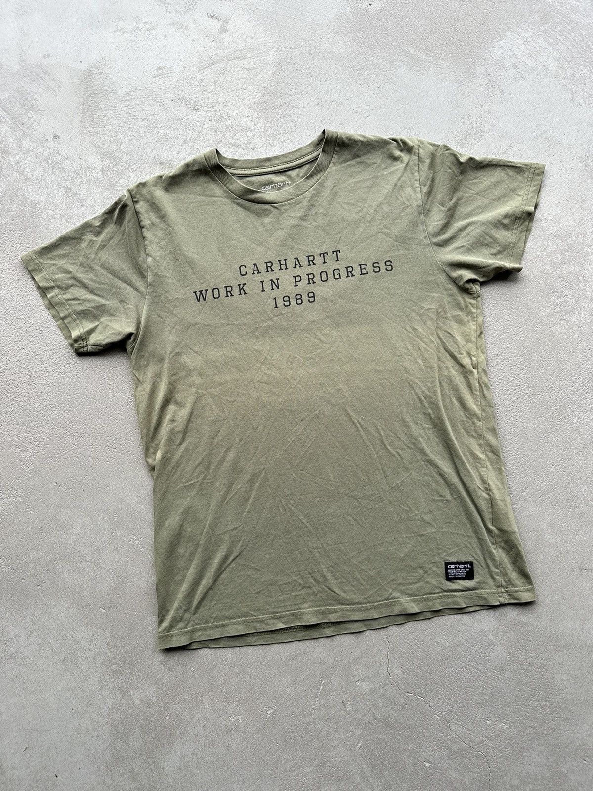 Carhartt Wip Logo Washed Tee Hype Hoodie, Sweatshirt | PodTeesHub.com