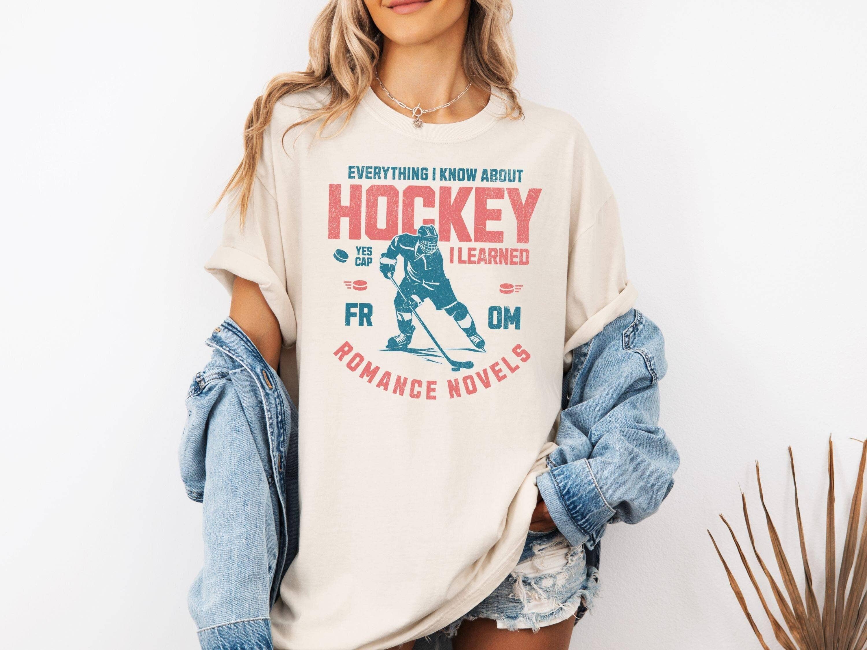Romance Novel Hockey Wisdom Tee Hoodie, Sweatshirt | PodTeesHub.com