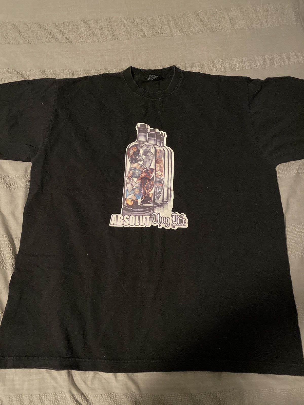 Vintage Absolut Vodka Tupac Shakur Thug Life Shirt Hoodie, Sweatshirt | PodTeesHub.com