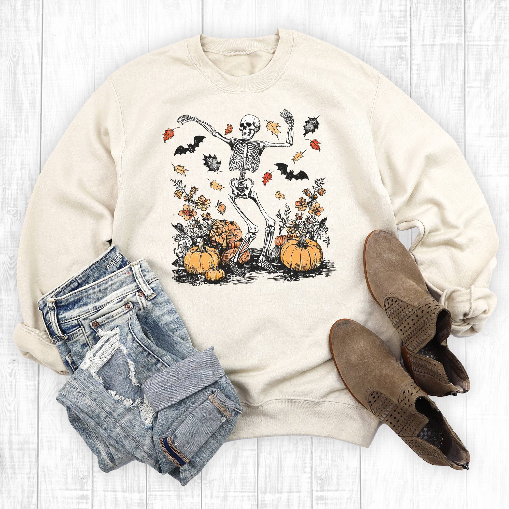 Halloween Dancing Skeletons Sweatshirt T-Shirts, Hoodie | PodTeesHub.com