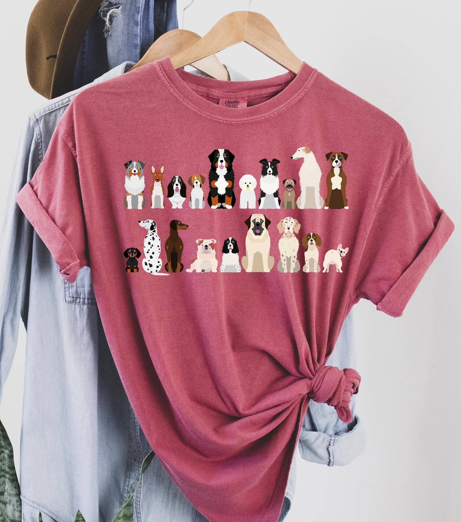 Dog Breeds Farm Animal Lover T-Shirt Hoodie, Sweatshirt | PodTeesHub.com