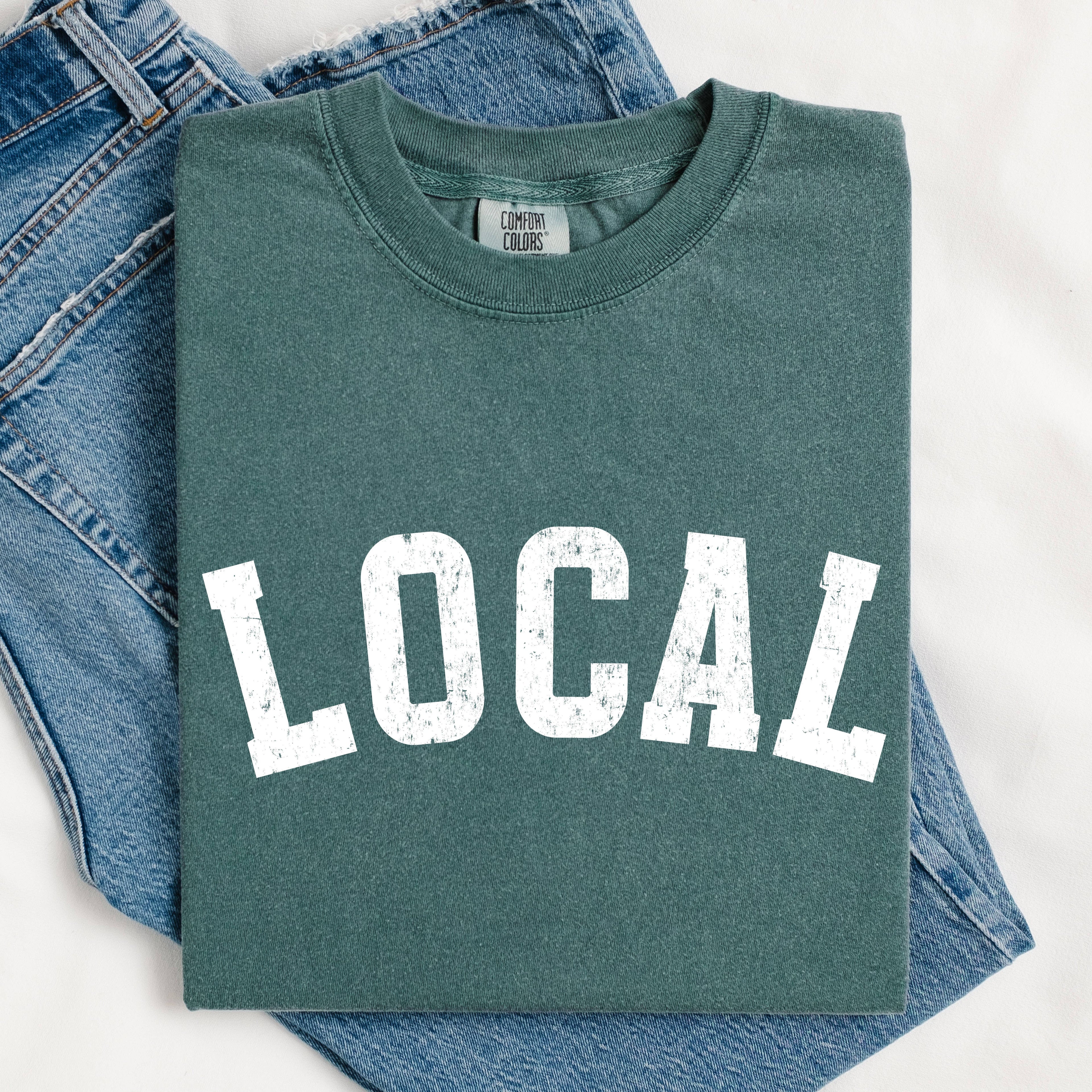 Local Graphic Tee Minimalist Shop Local Unisex Shirt Hoodie, Sweatshirt | PodTeesHub.com
