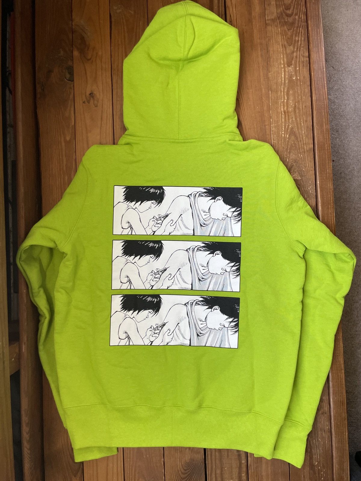 Akira Syringe Green Zip Hoodie T-Shirts, Sweatshirt | PodTeesHub.com