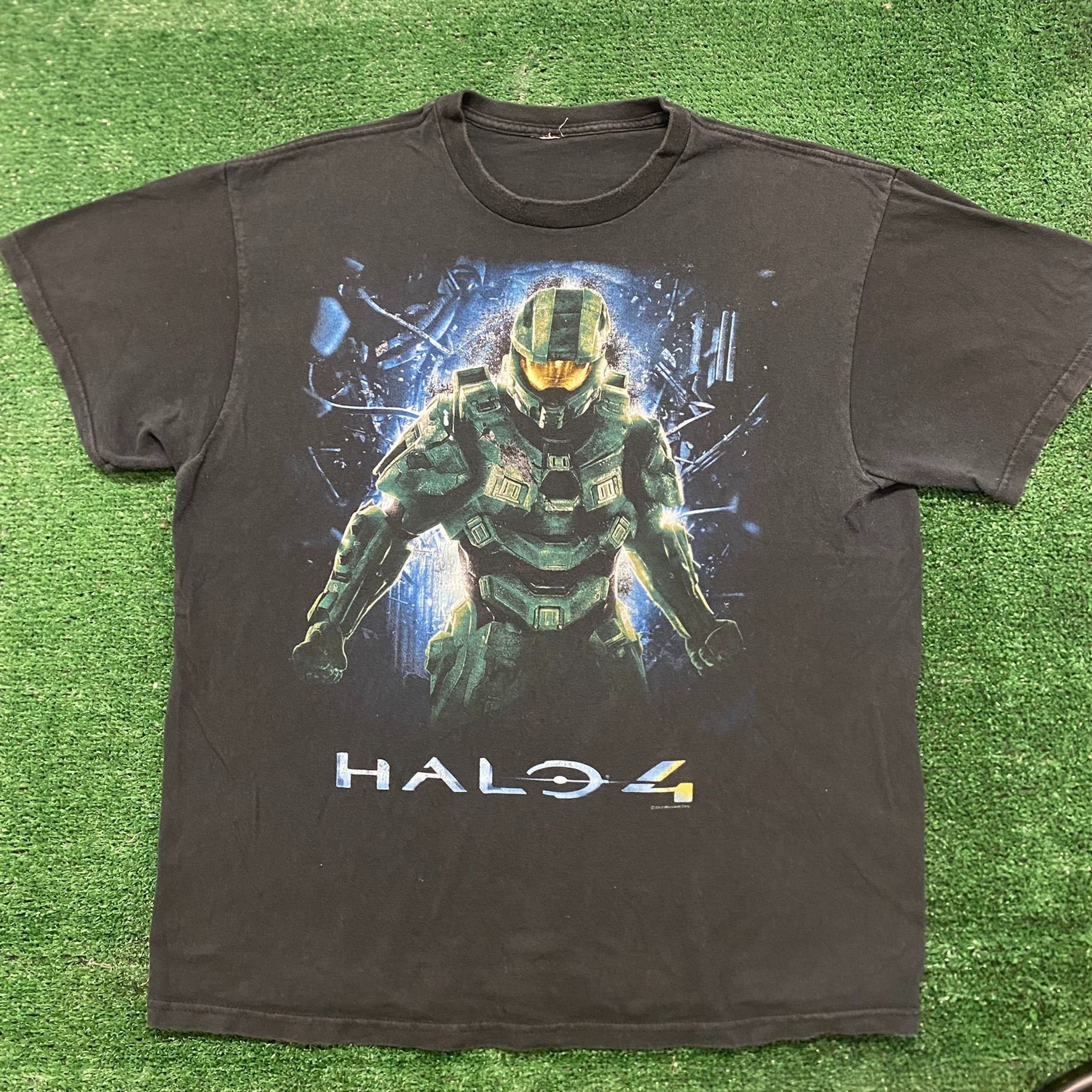Vintage Y2k Halo 4 Master Chief Essential Xbox Gaming Tee Hoodie, Sweatshirt | PodTeesHub.com