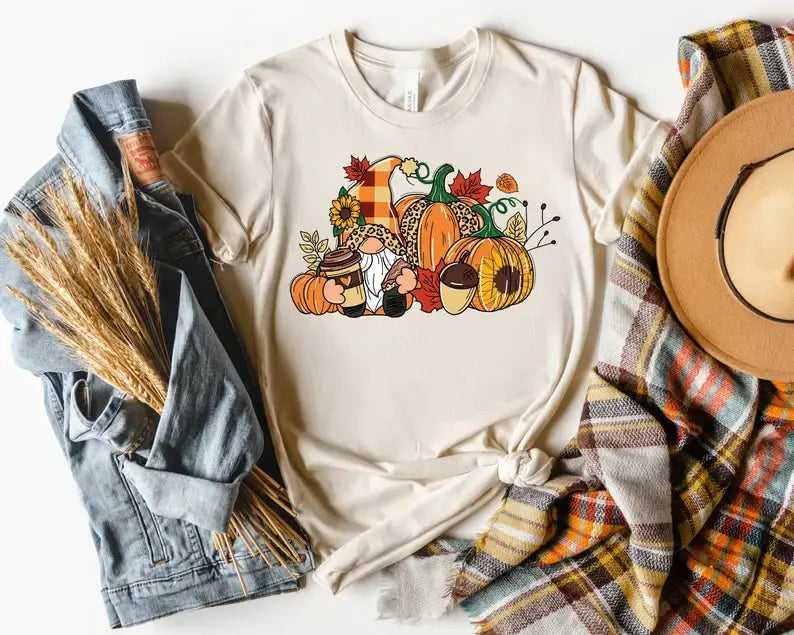 Thanksgiving Gnome T-Shirt Hoodie, Sweatshirt | PodTeesHub.com