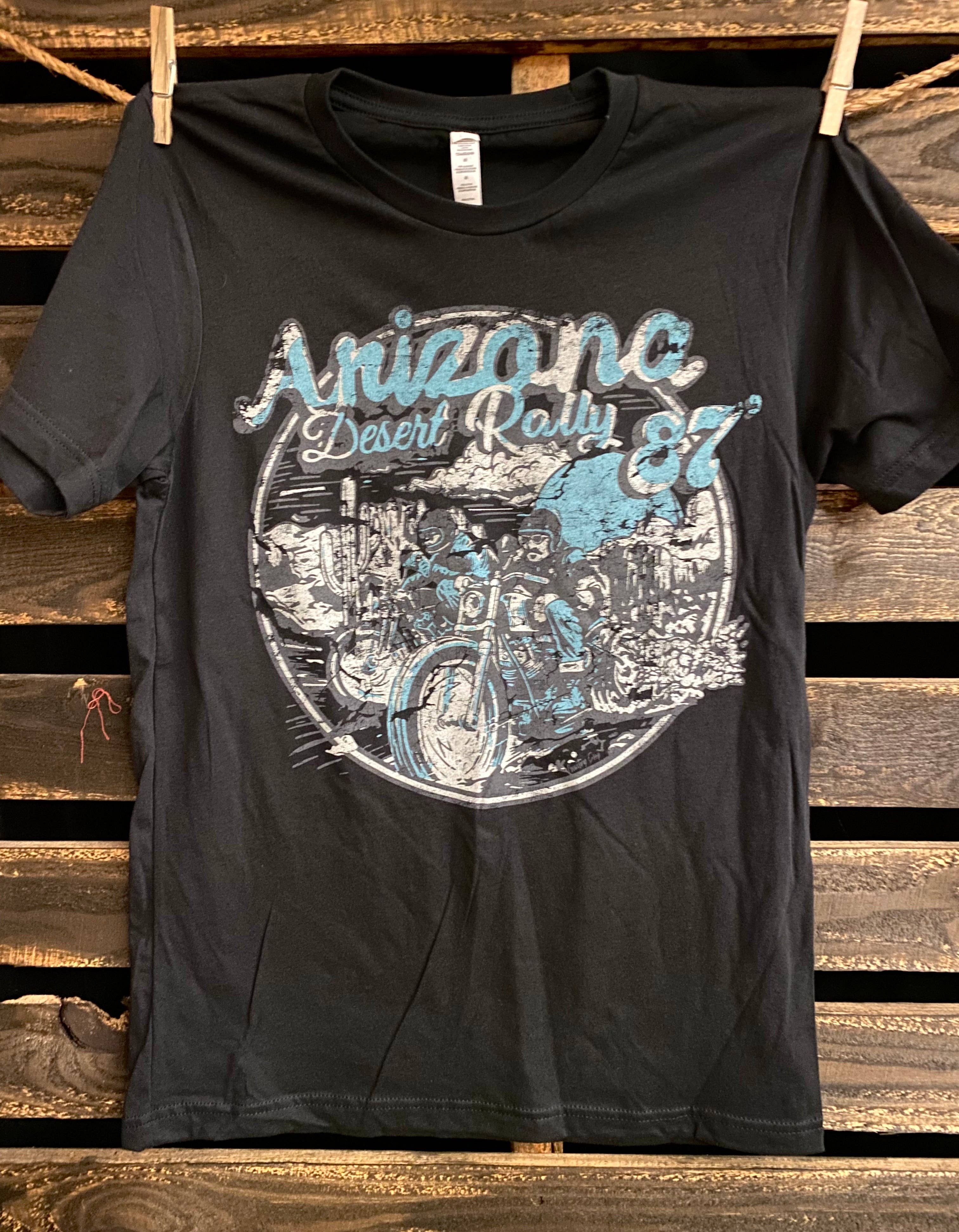 Arizona Desert Rally 87 Vintage Unisex T-Shirt Hoodie, Sweatshirt | PodTeesHub.com