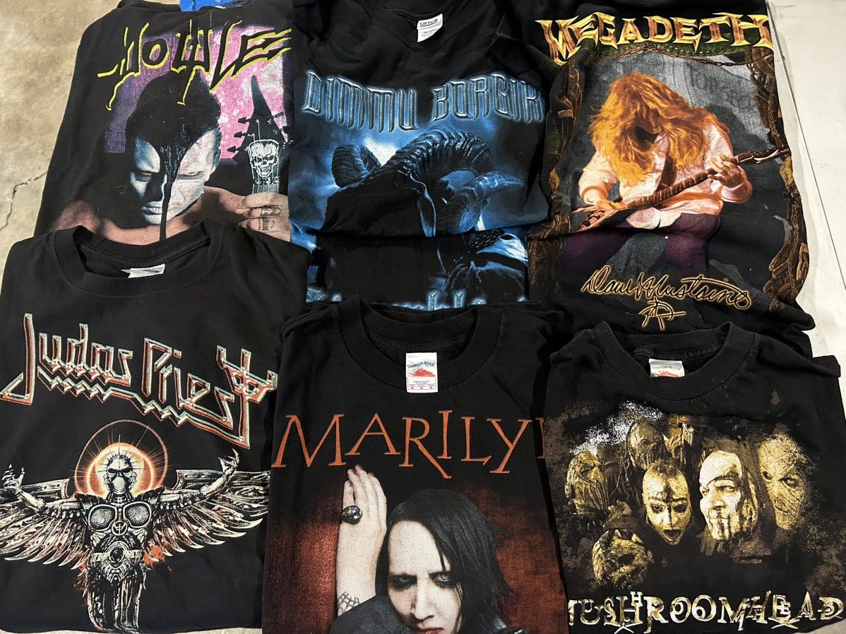 Marilyn Manson X Megadeth Bundle Y2k Metal Rock Band Tees Shirt Manson Megadeath Doyle Hoodie, Sweatshirt | PodTeesHub.com