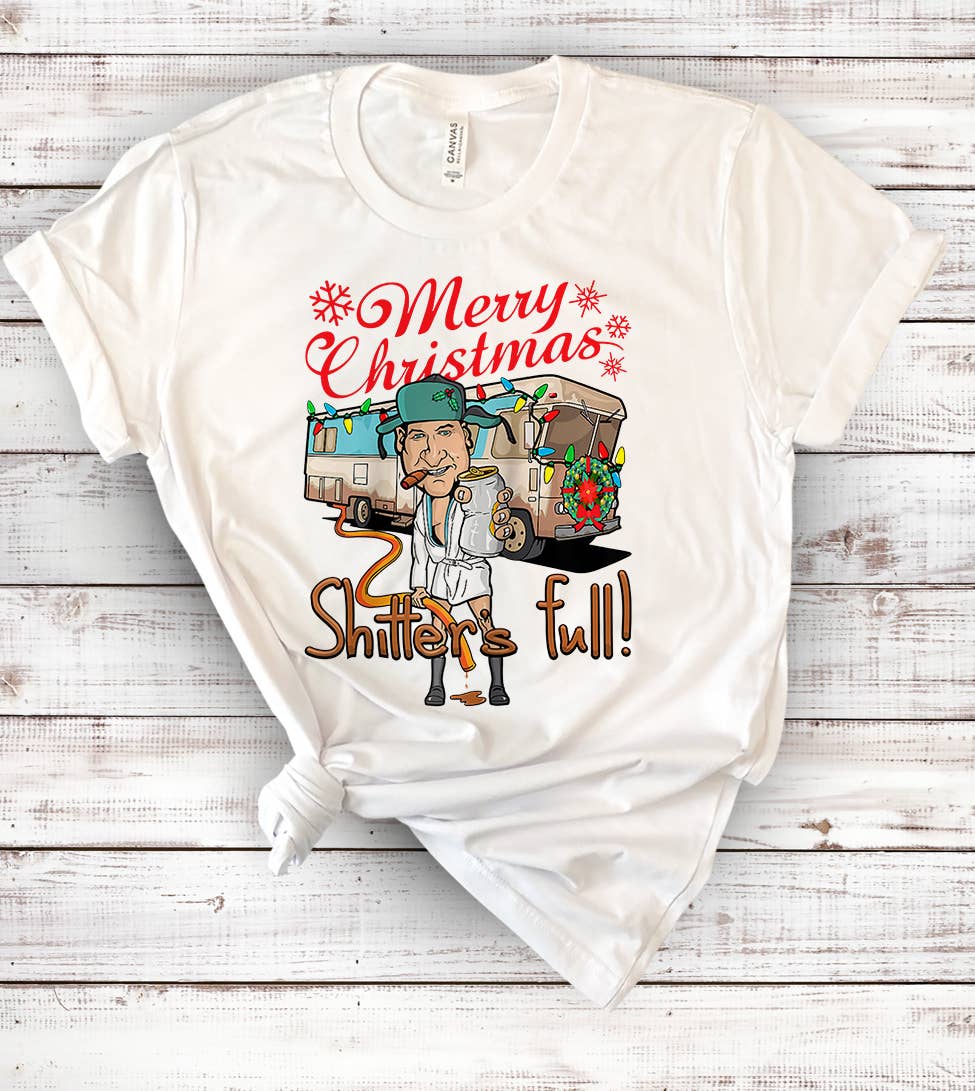 Shitters Full - Christmas Vacation Shirt Hoodie, Sweatshirt | PodTeesHub.com