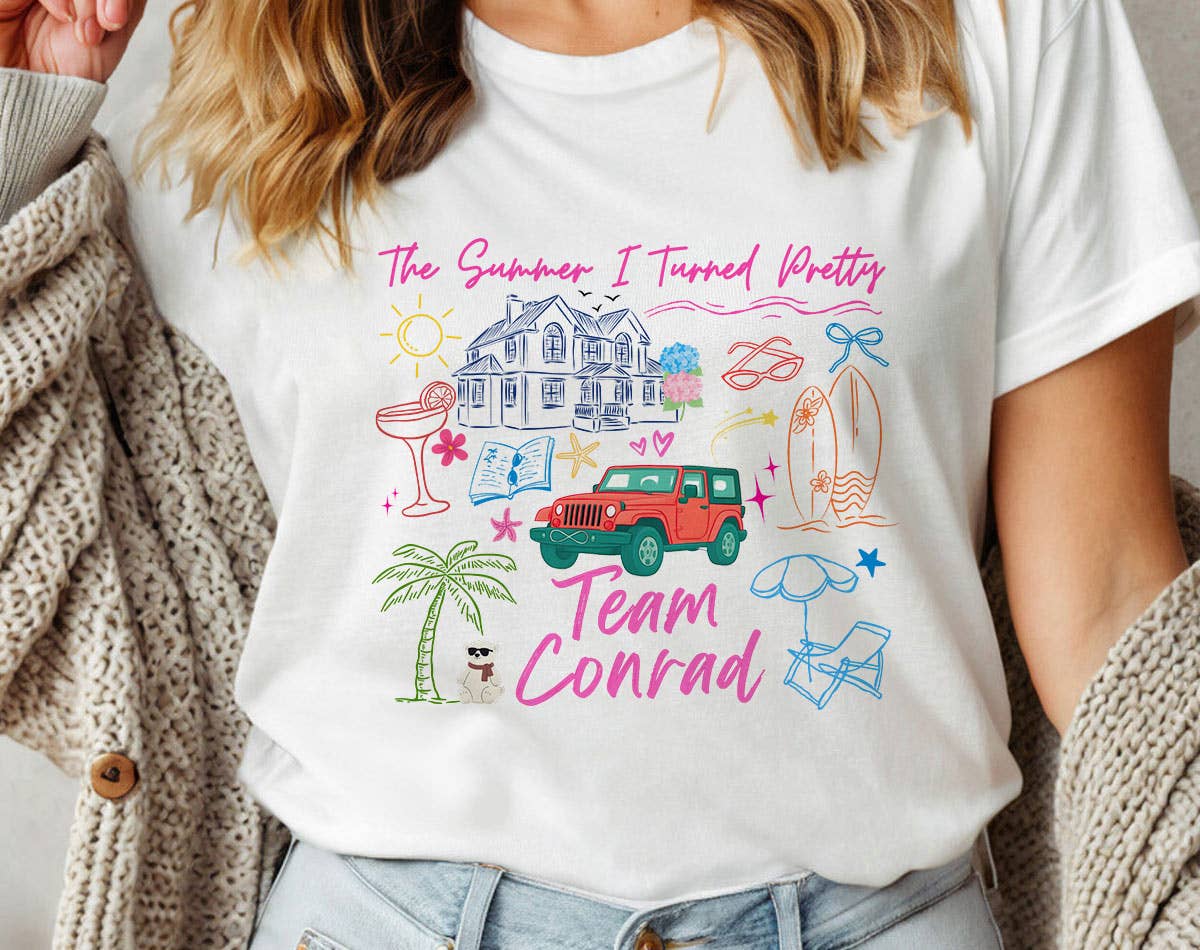 Team Conrad - the Summer I Turned Pretty Graphic Shirt Hoodie, Sweatshirt | PodTeesHub.com