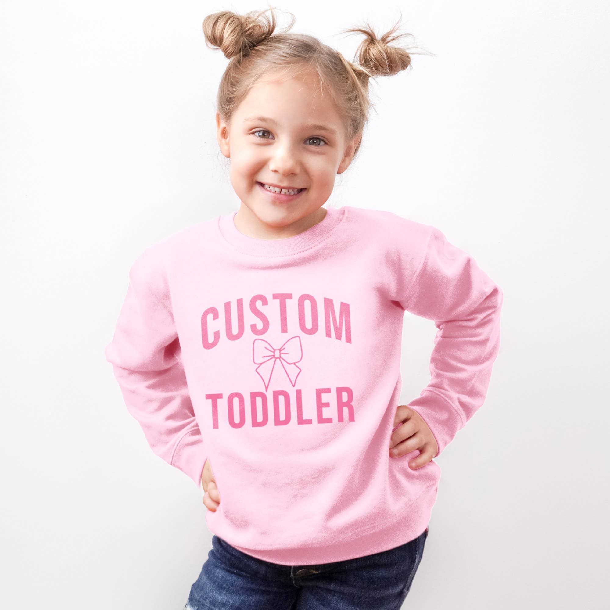 Custom Toddler Crewneck Sweatshirt - Rabbit Skins T-Shirts, Hoodie | PodTeesHub.com
