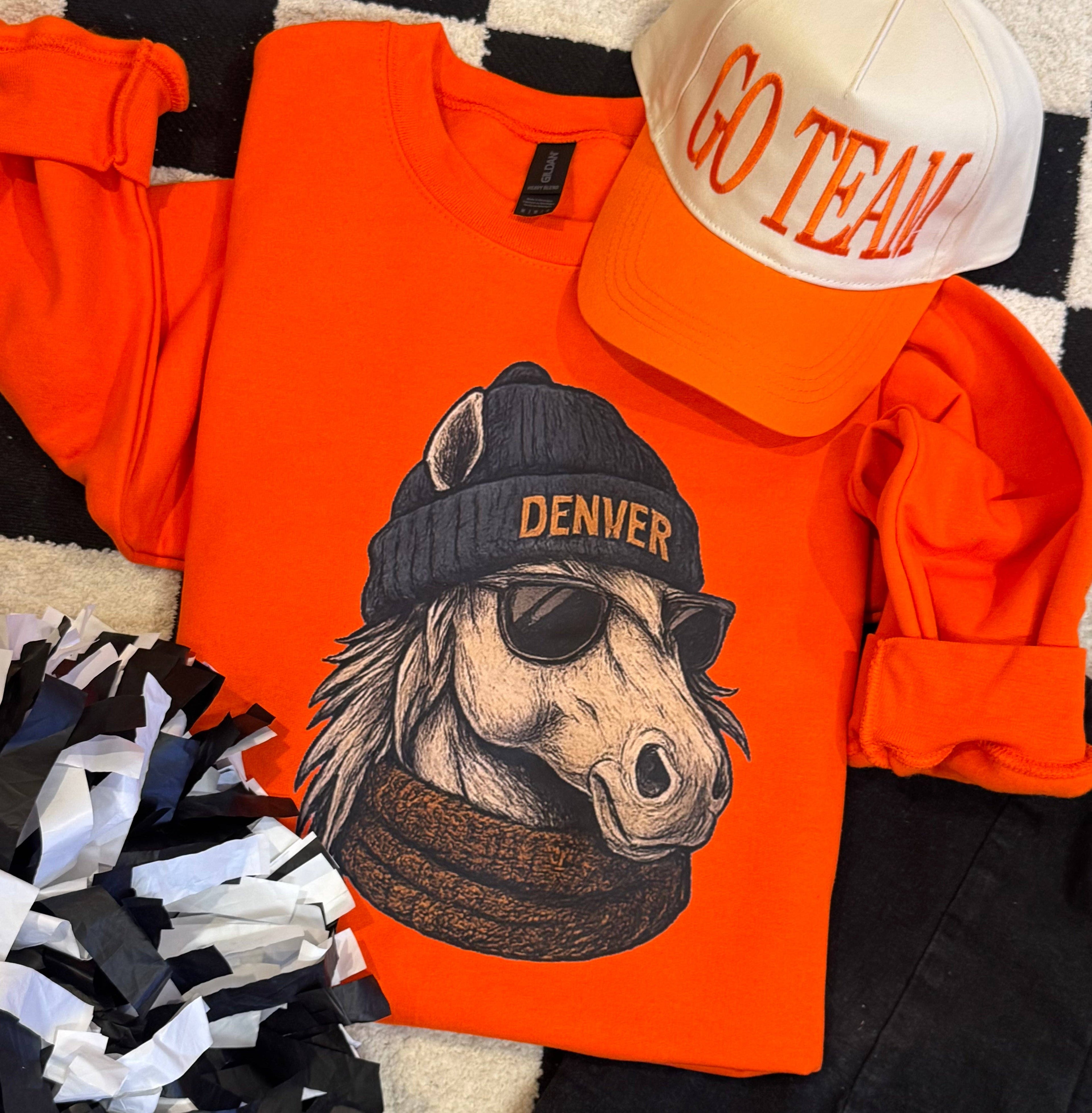 Denver Cool Mascot Sweatshirt T-Shirts, Hoodie | PodTeesHub.com