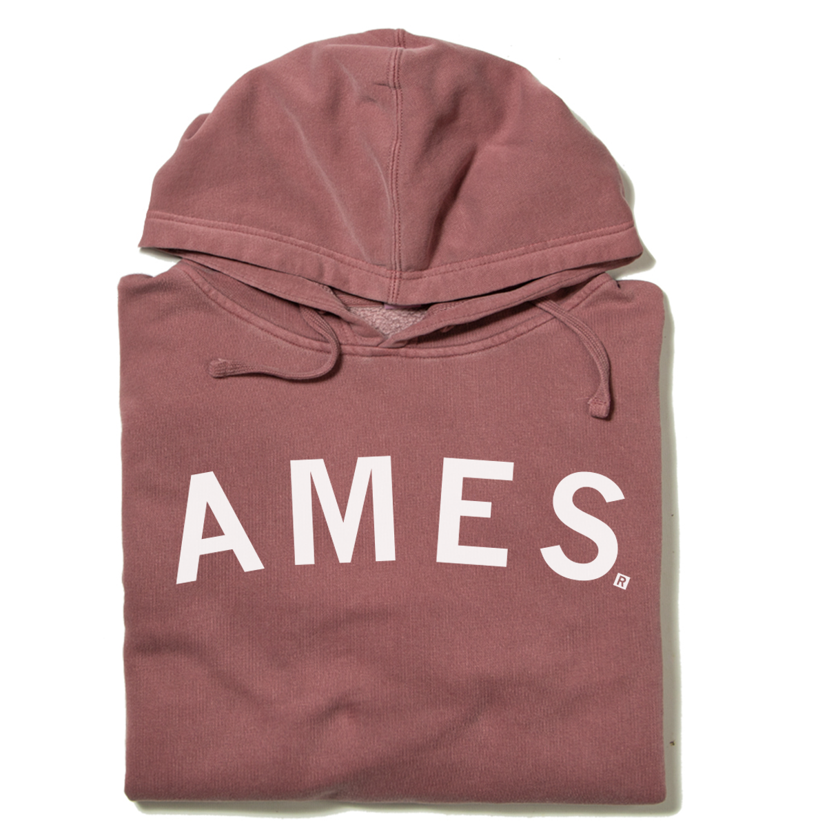 Ames Curved Logo Pullover Hoodie T-Shirts, Sweatshirt | PodTeesHub.com