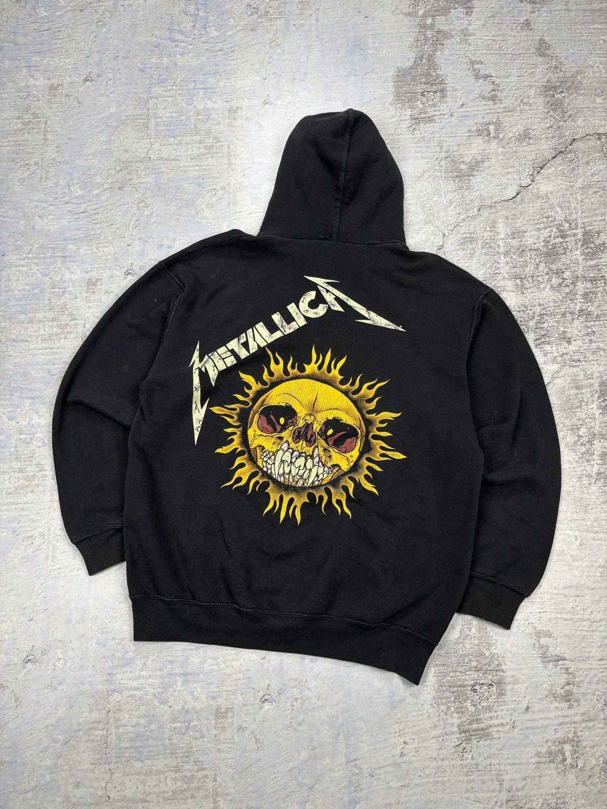 Metallica 1994 Vintage Hoodie Mens Black Rare Mech T-Shirts, Sweatshirt | PodTeesHub.com
