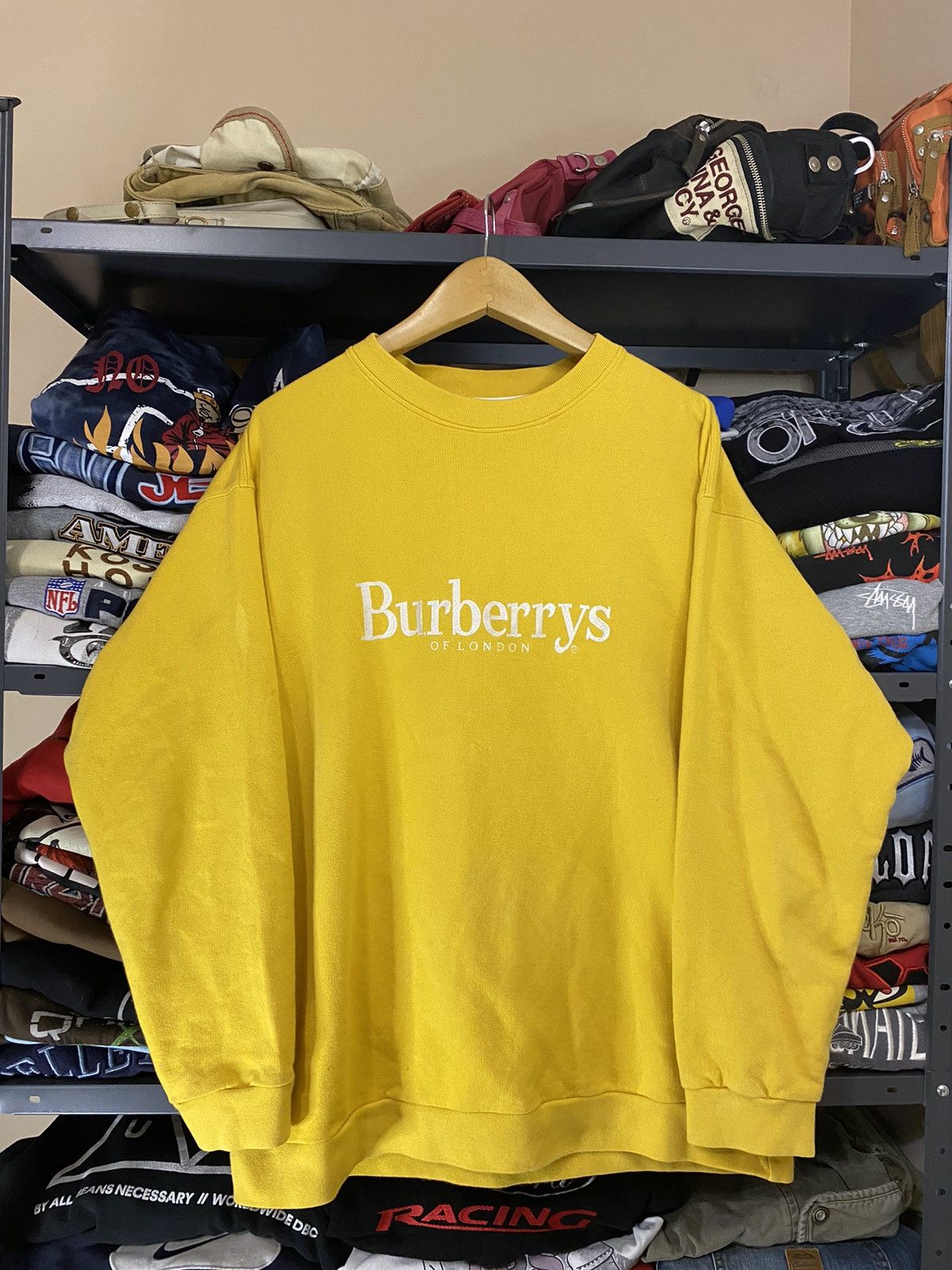 Vintage Burberrys Big Logo Sweatshirt T-Shirts, Hoodie | PodTeesHub.com