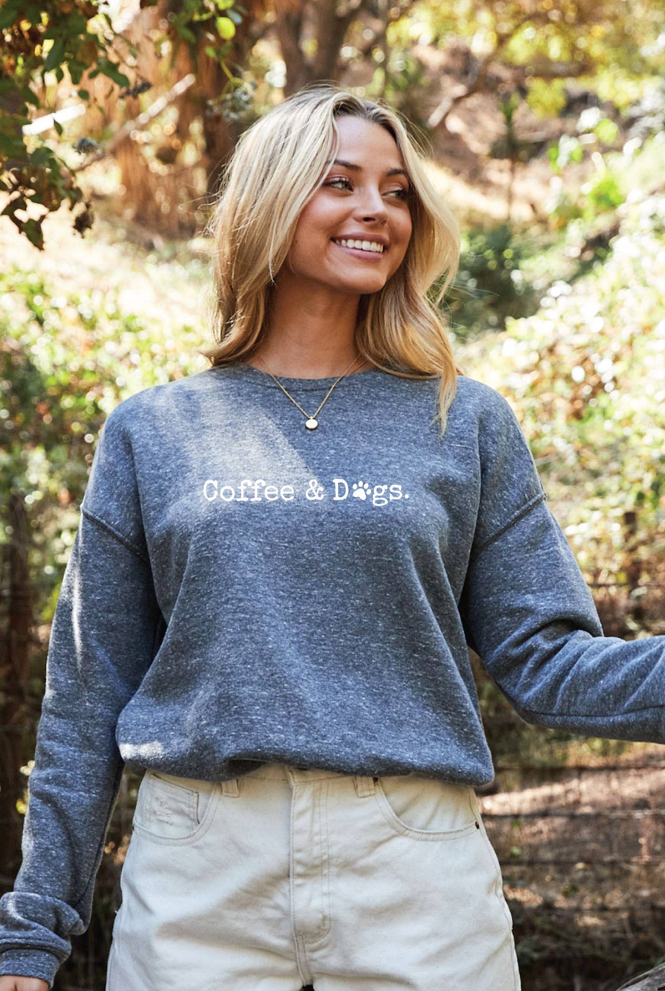 Coffee and Dogs Graphic Sweatshirt T-Shirts, Hoodie | PodTeesHub.com