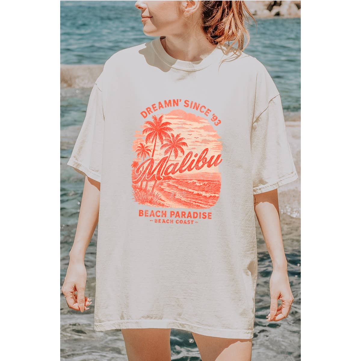 Malibu Vintage  Graphic Tee Hoodie, Sweatshirt | PodTeesHub.com