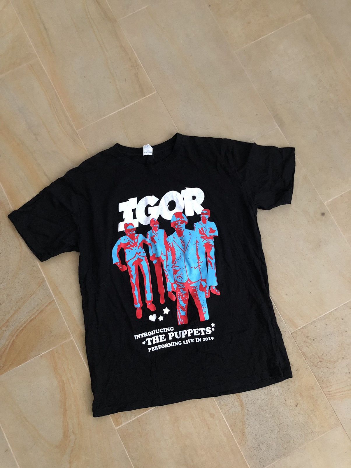 Rap Tees X Vintage Tylor The Creator Igor The Puppets Tour Tee Hoodie, Sweatshirt | PodTeesHub.com