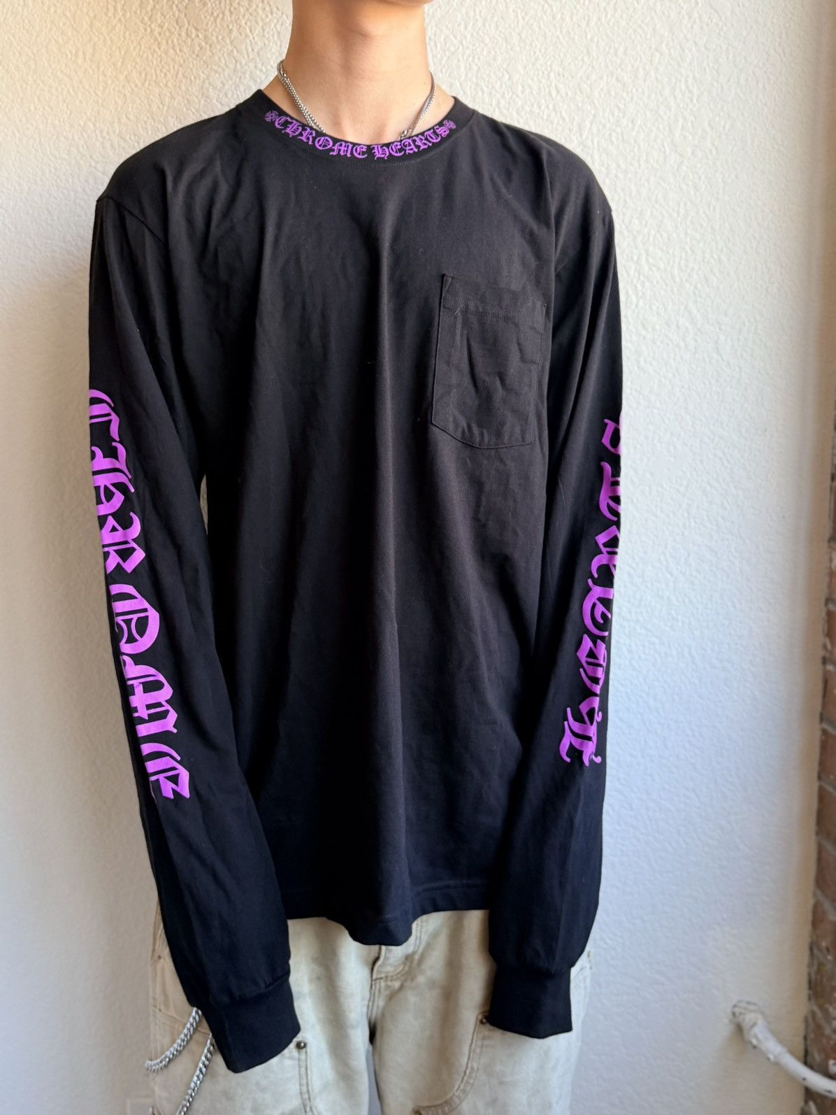 Hearts Chrome Hearts Longsleeve T-Shirts, Hoodie, Sweatshirt | PodTeesHub.com