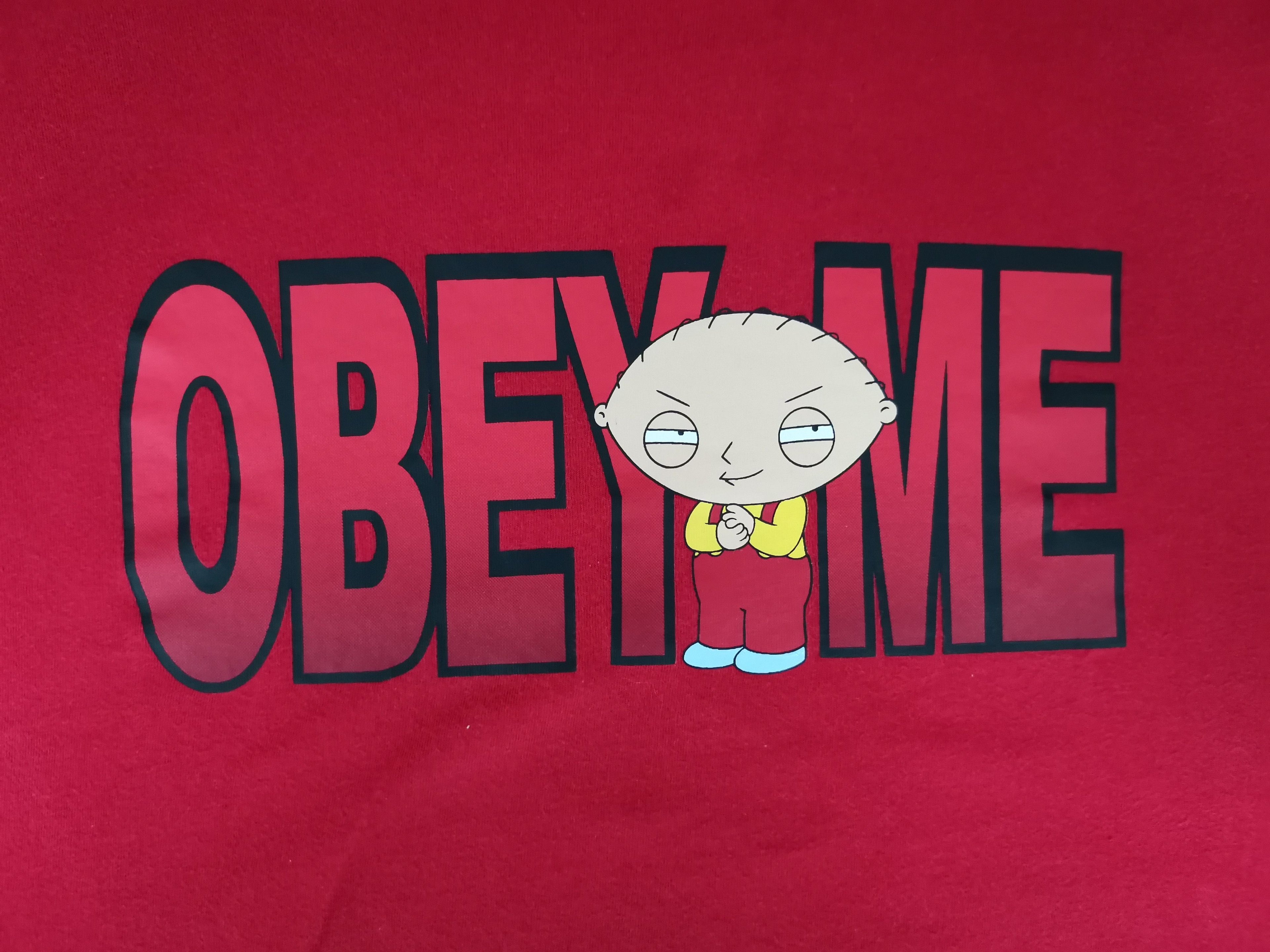 Vintage Family Guy Obey Me Tee Tv Series Funny Simpsons Tazmania Hoodie, Sweatshirt | PodTeesHub.com