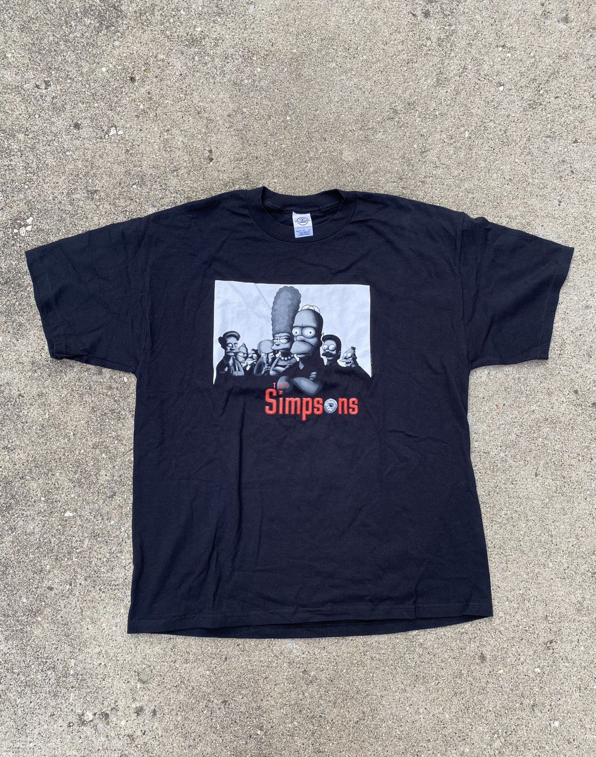 Vintage The Simpsons X The Sopranos Tee Shirt Hoodie, Sweatshirt | PodTeesHub.com