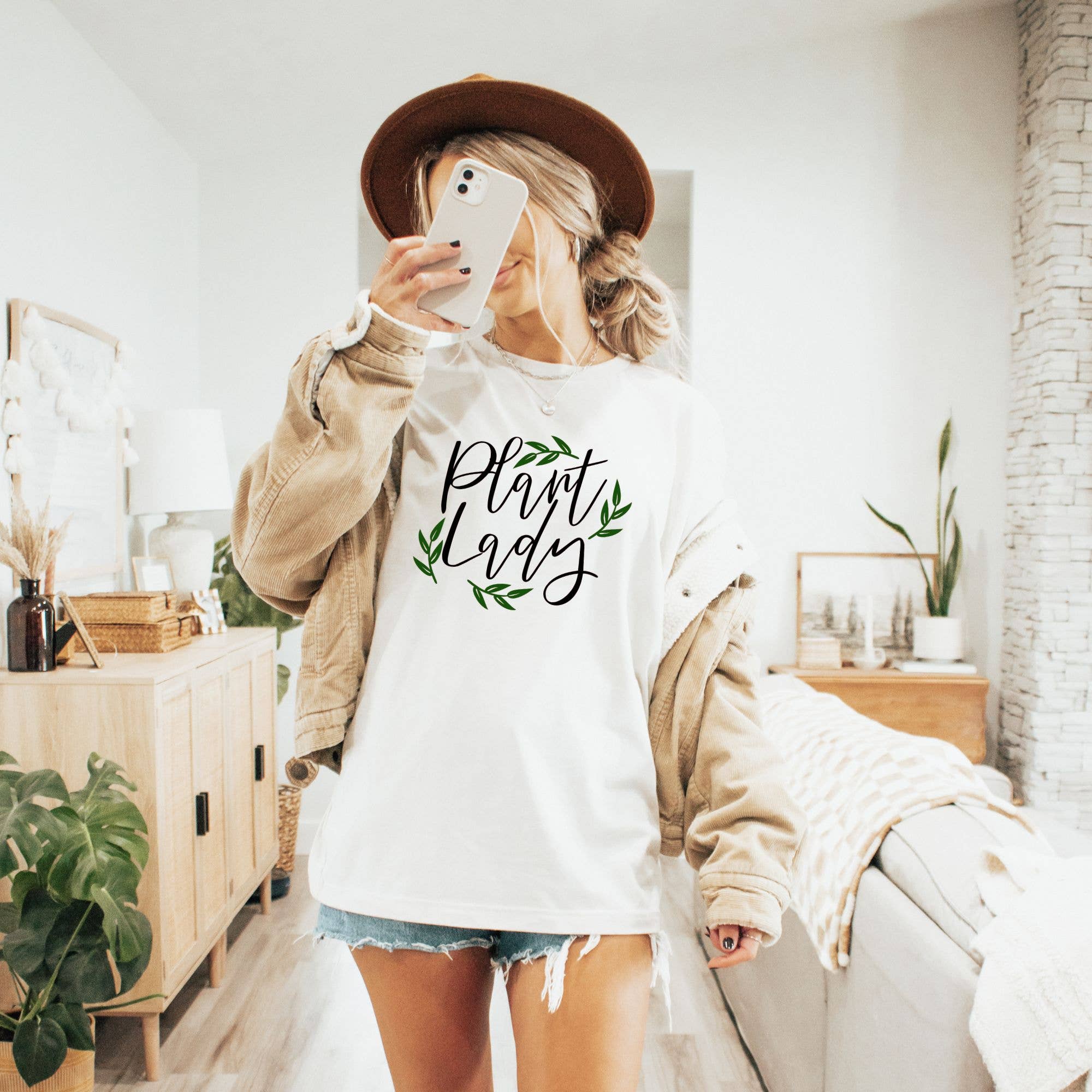Plant Lady Tshirt For Plant Lover, Botanical Houseplant 1015 Hoodie, Sweatshirt | PodTeesHub.com