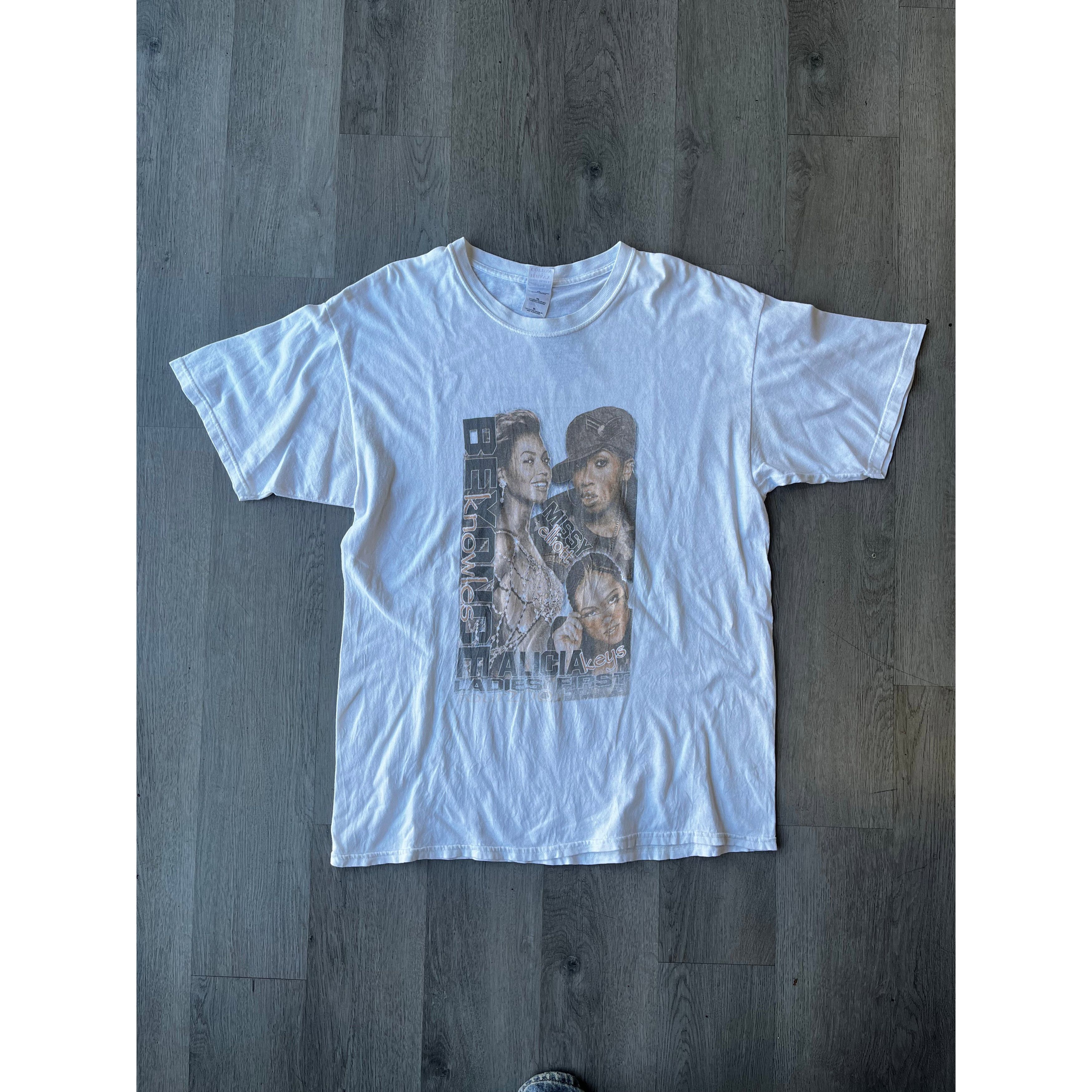 Vintage 2004 Ladies First Tour Beyonce Missy Alicia Rap Tee Hoodie, Sweatshirt | PodTeesHub.com