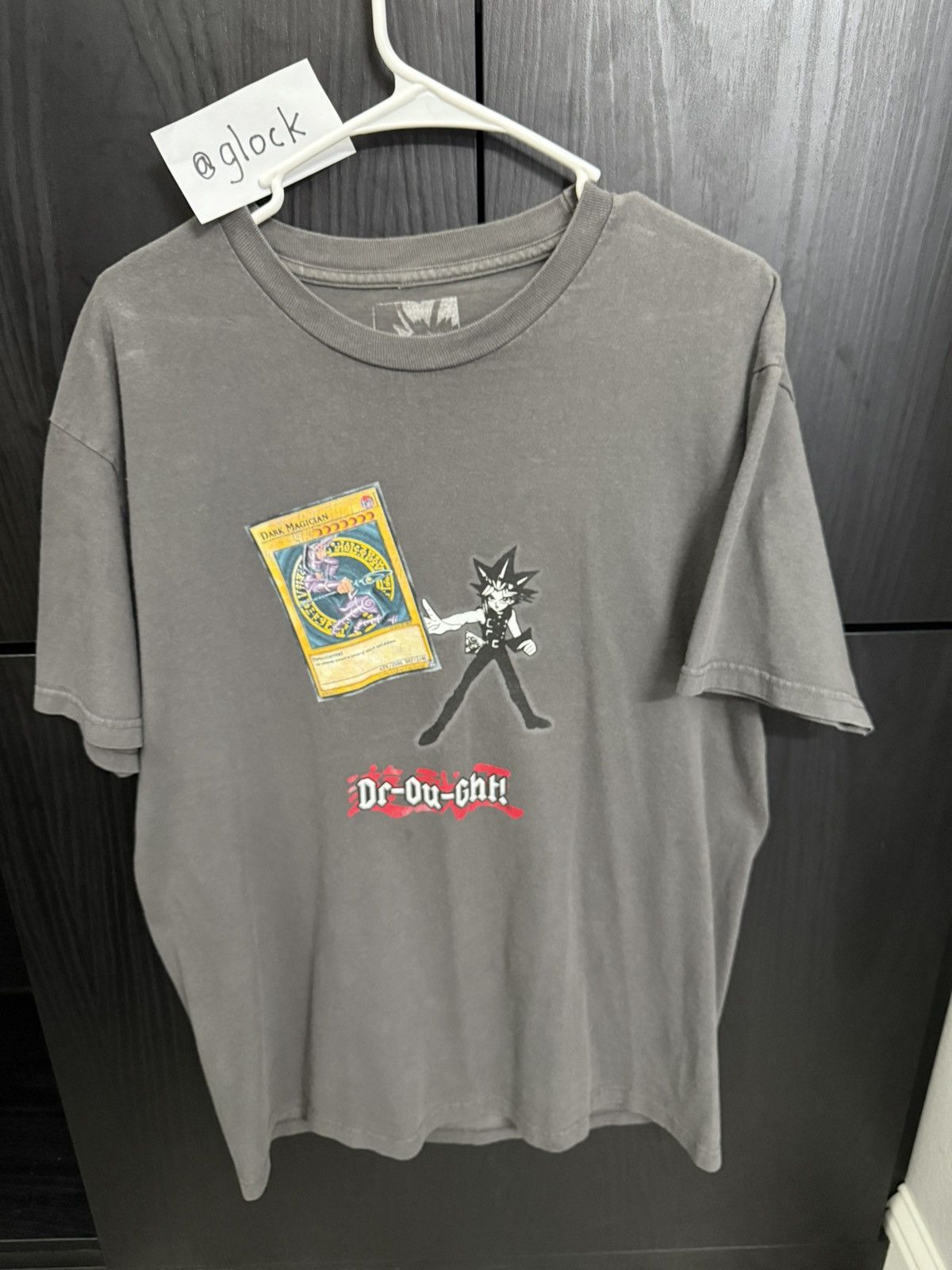 Japanese Brand Yu Gi Oh Drought Dark Magician Grey Tee Size Large Hoodie, Sweatshirt | PodTeesHub.com
