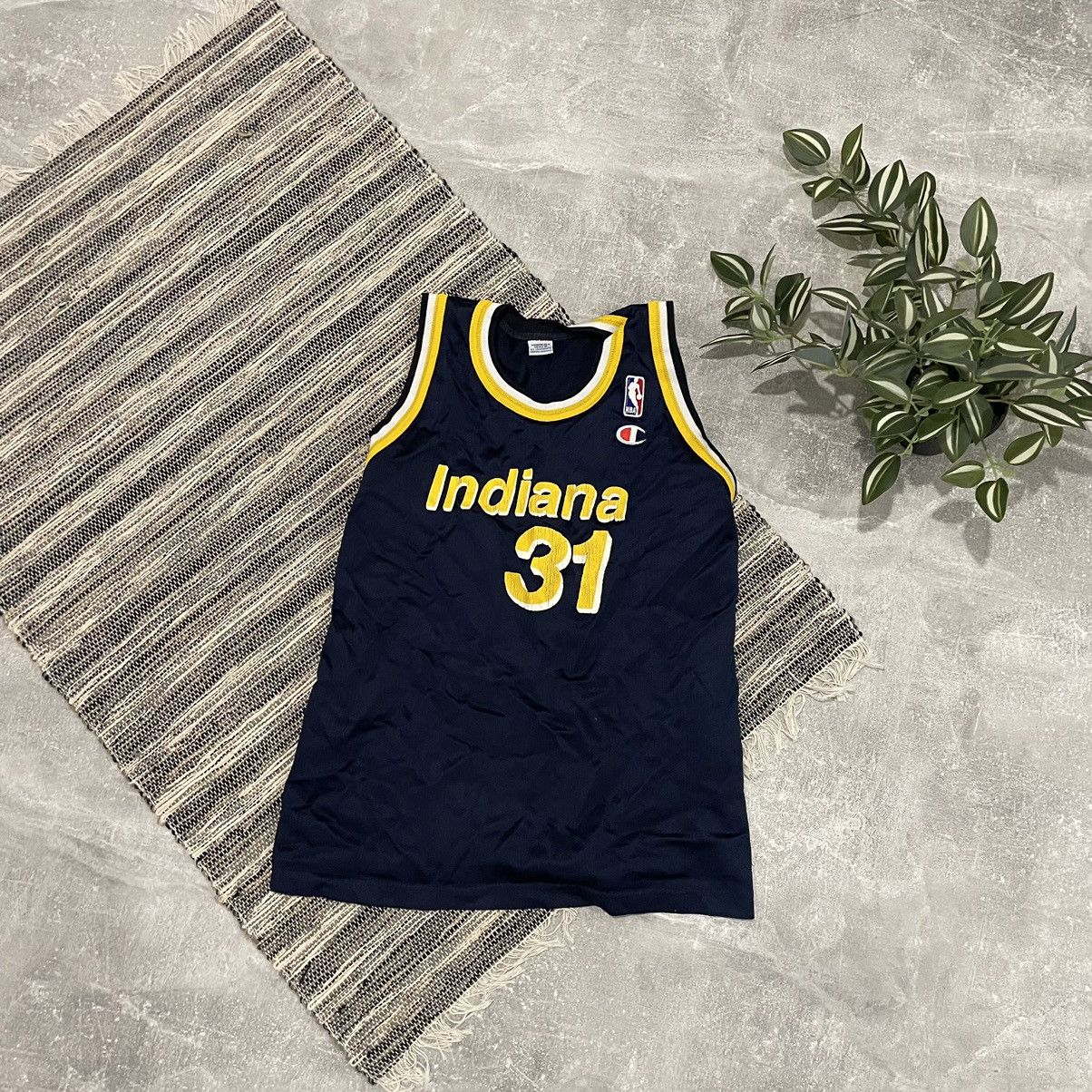 Vintage Rare Champion Miller 31 Indiana Tee Jersey 90s Shirt 80s Hoodie, Sweatshirt | PodTeesHub.com