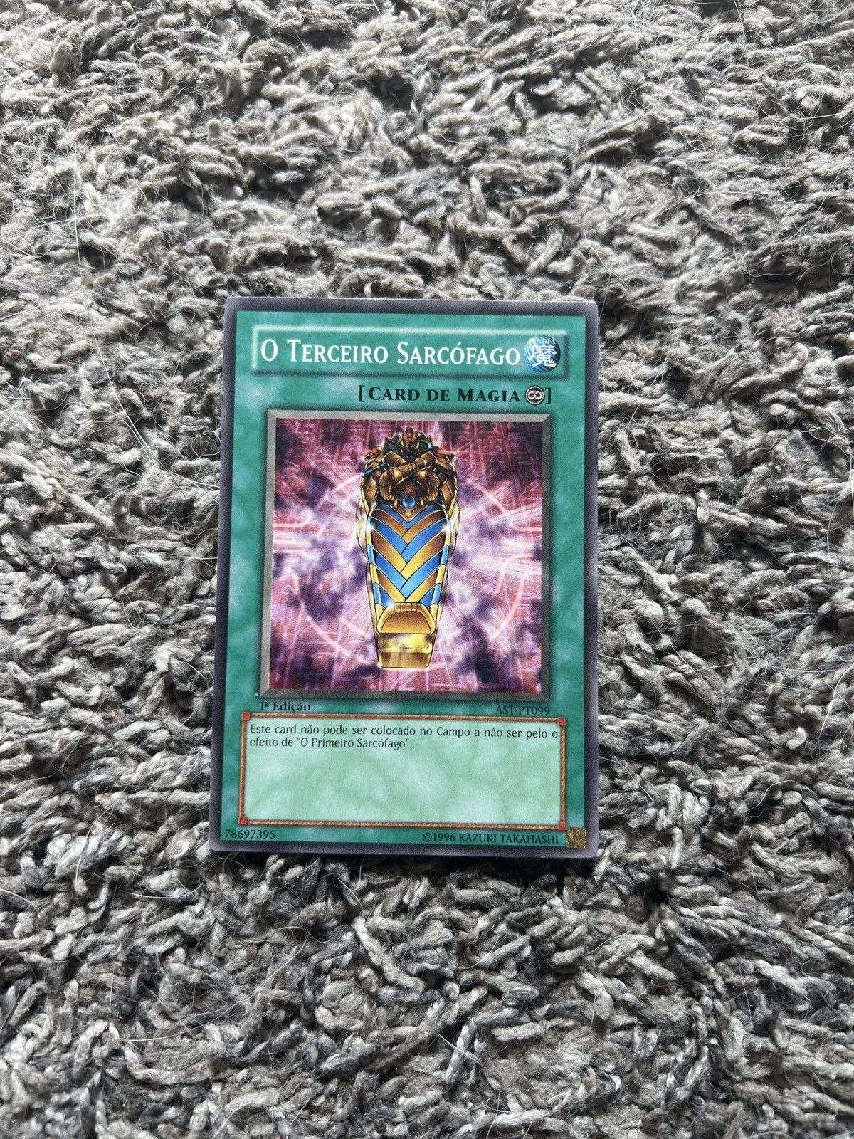 Vintage 1996 Konami Yu Gi Oh O Terceiro Sarcofago Card T-Shirts, Hoodie, Sweatshirt