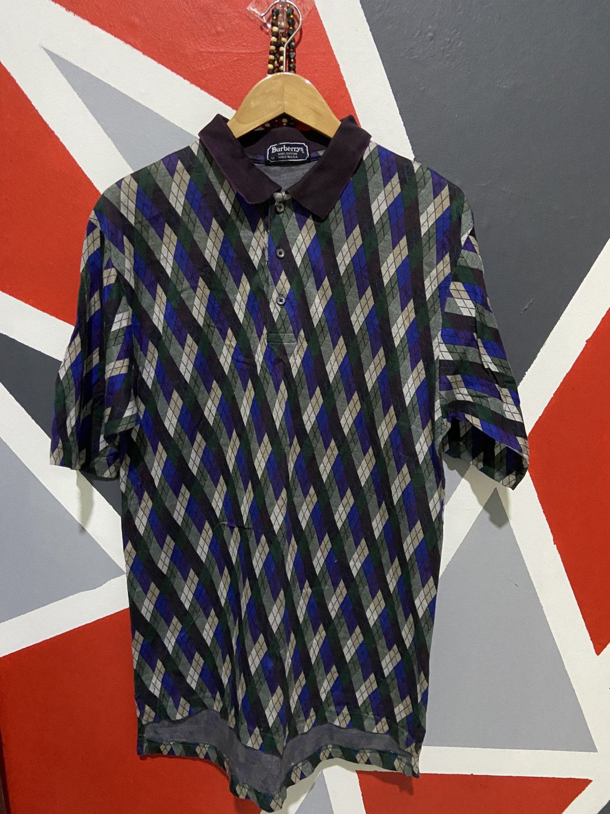 Vintage Burberry Polo Tee Made In Usa Hoodie, Sweatshirt | PodTeesHub.com