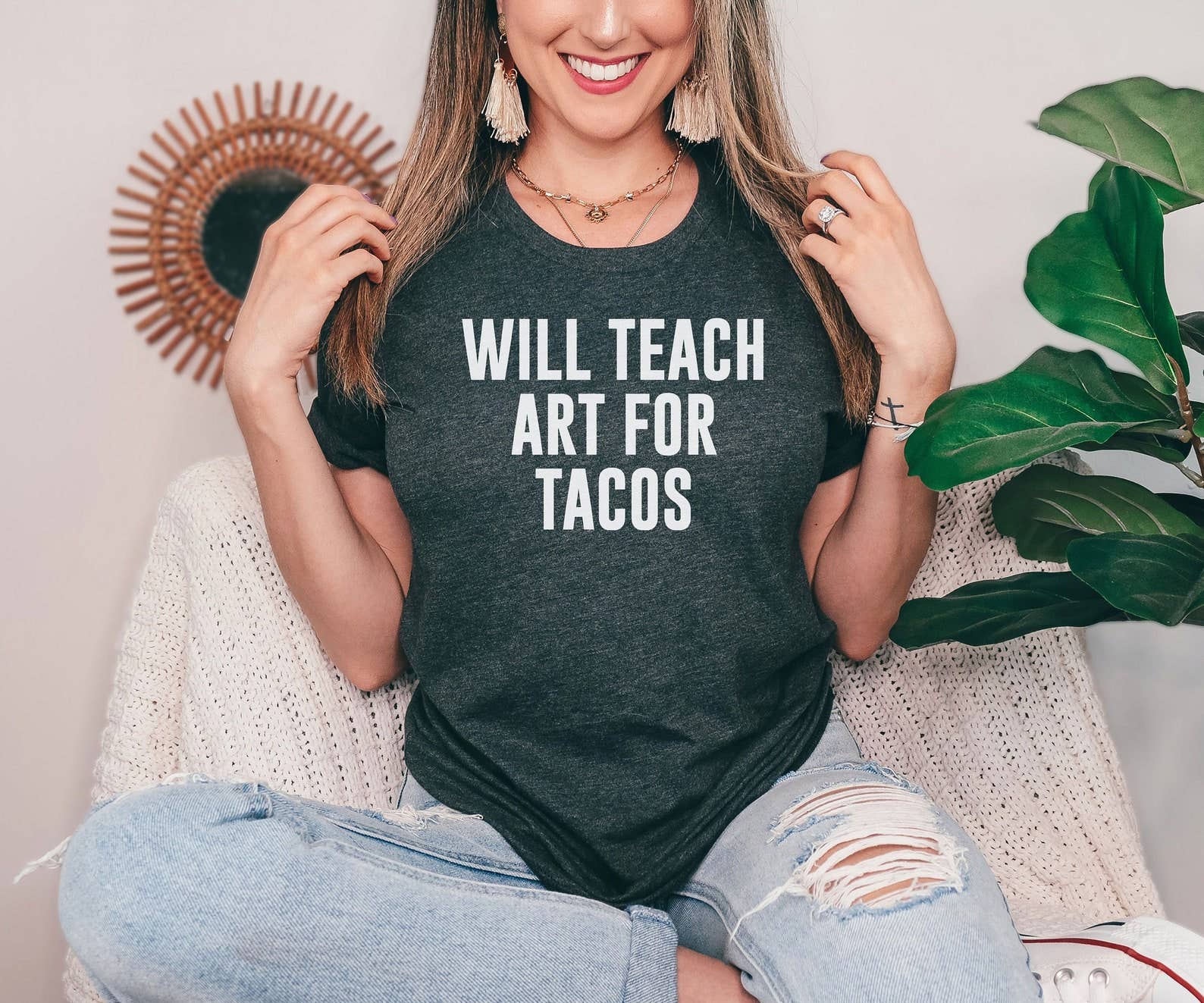 Will Teach For Tacos T-Shirt Hoodie, Sweatshirt | PodTeesHub.com