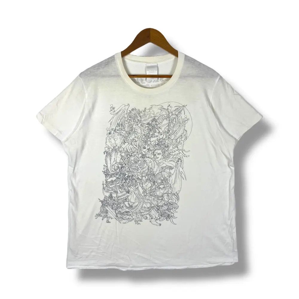 Japanese Brand Final Fantasy Xiv Illustration Graphic Distressed Tee Shirt Hoodie, Sweatshirt | PodTeesHub.com