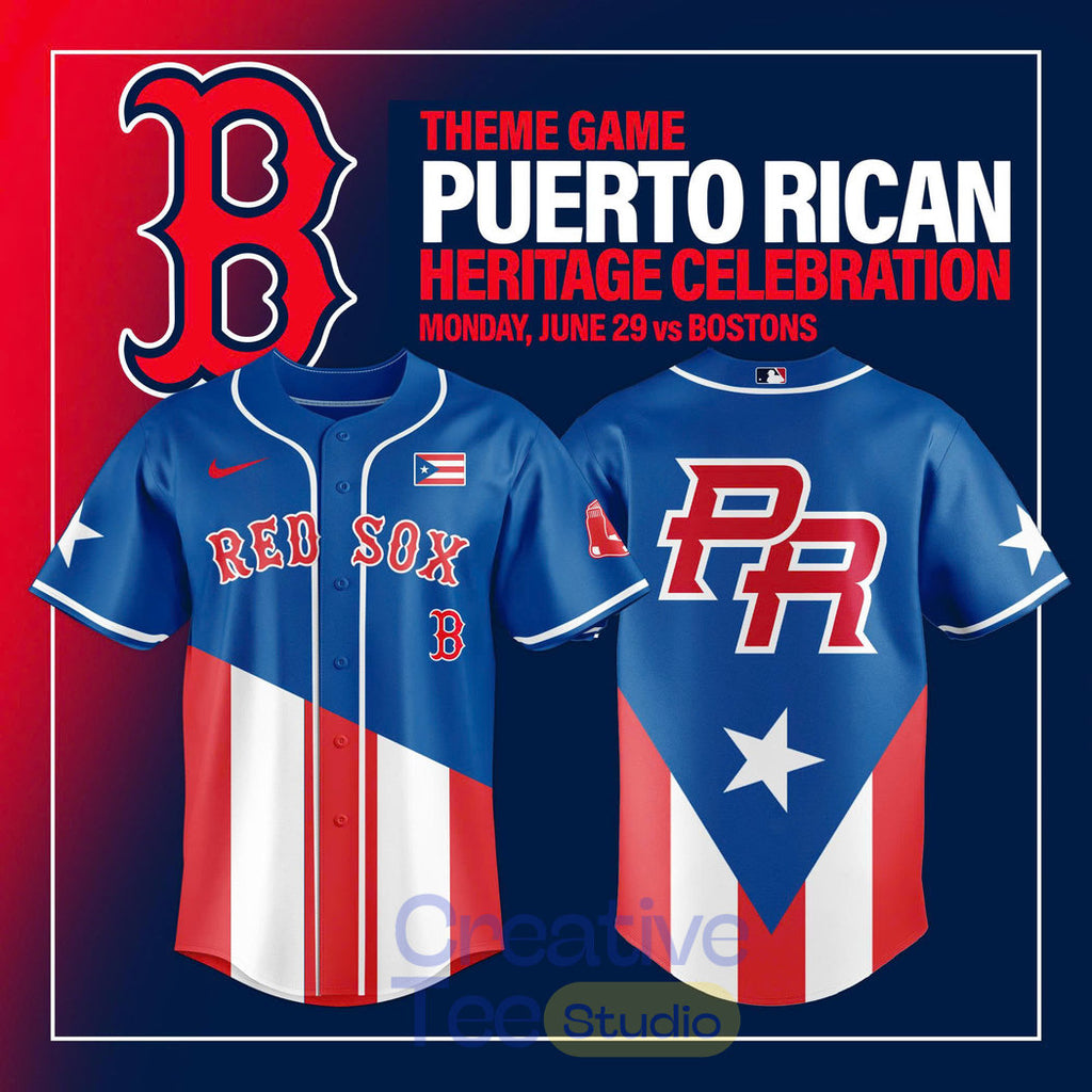 Boston Red Sox x Puerto Rican Heritage Celebration 2026 Baseball Jersey